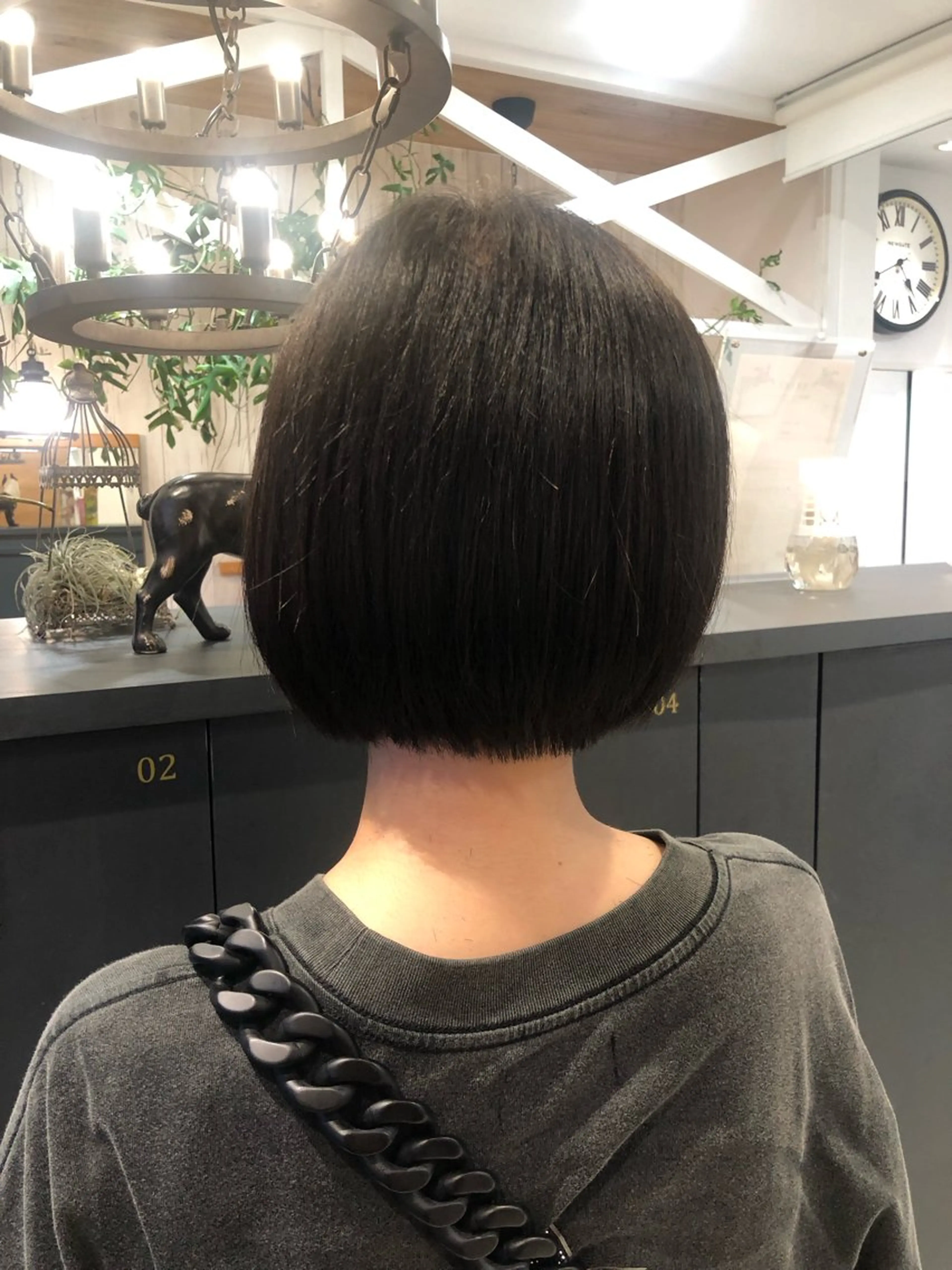 ショート ショートヘア 飯田 真季のヘアスタイル
