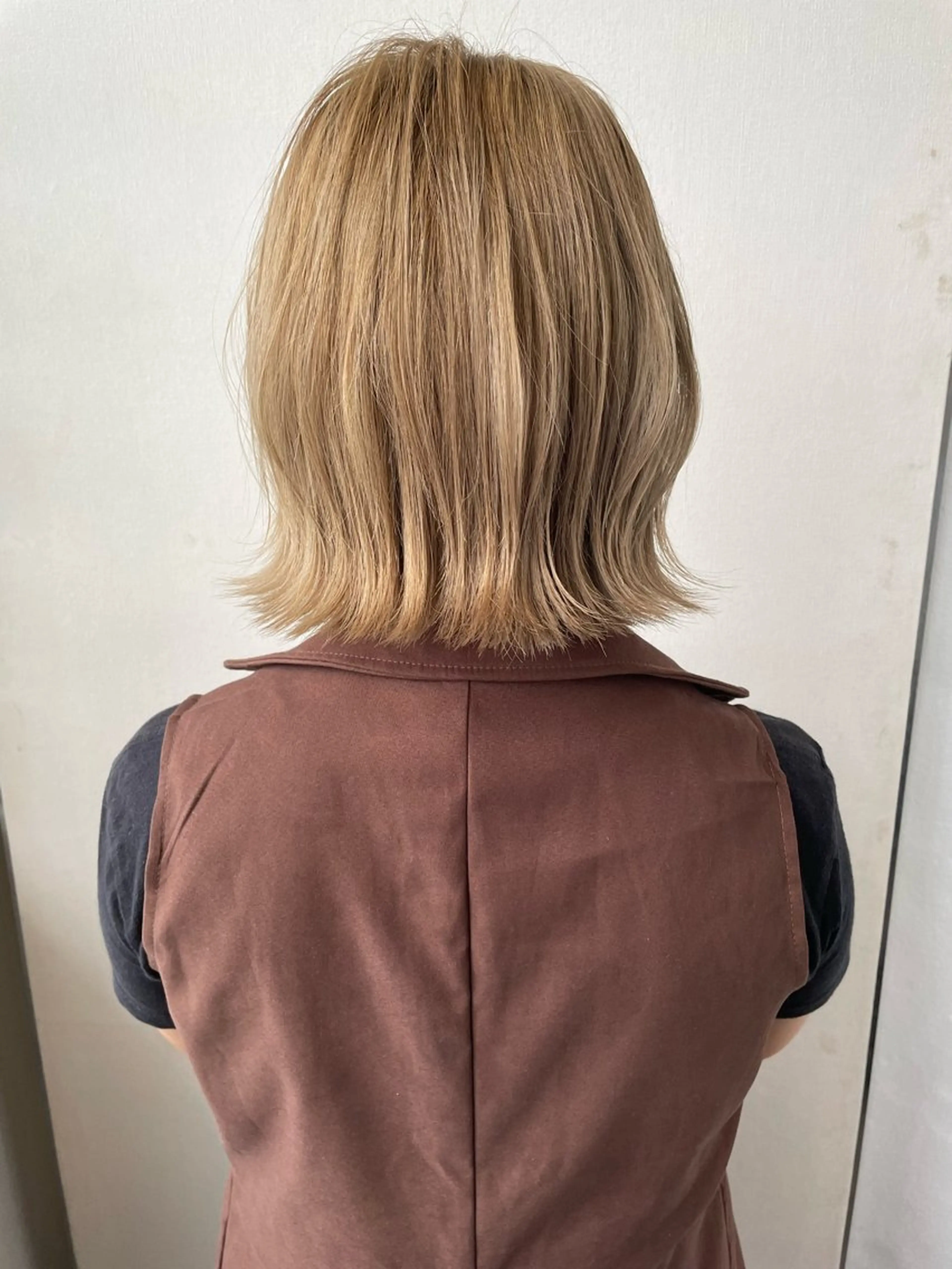 ミディアム ボブ/ショートボブ/ 岡山駅/別曽遥也のヘアスタイル