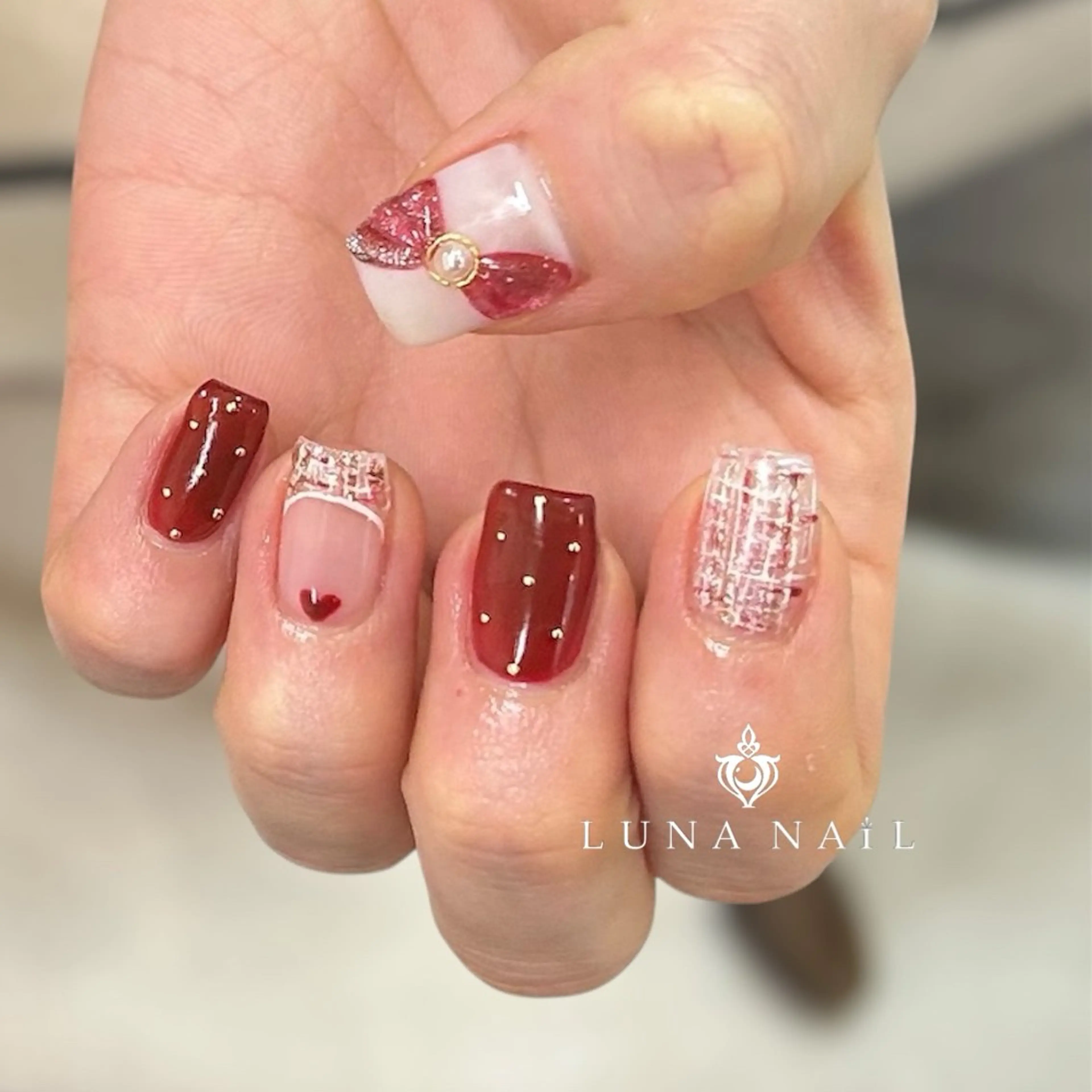 ネイル ハンドネイル アトリエ　ミモザ所属・いまむら あかりのネイルデザイン