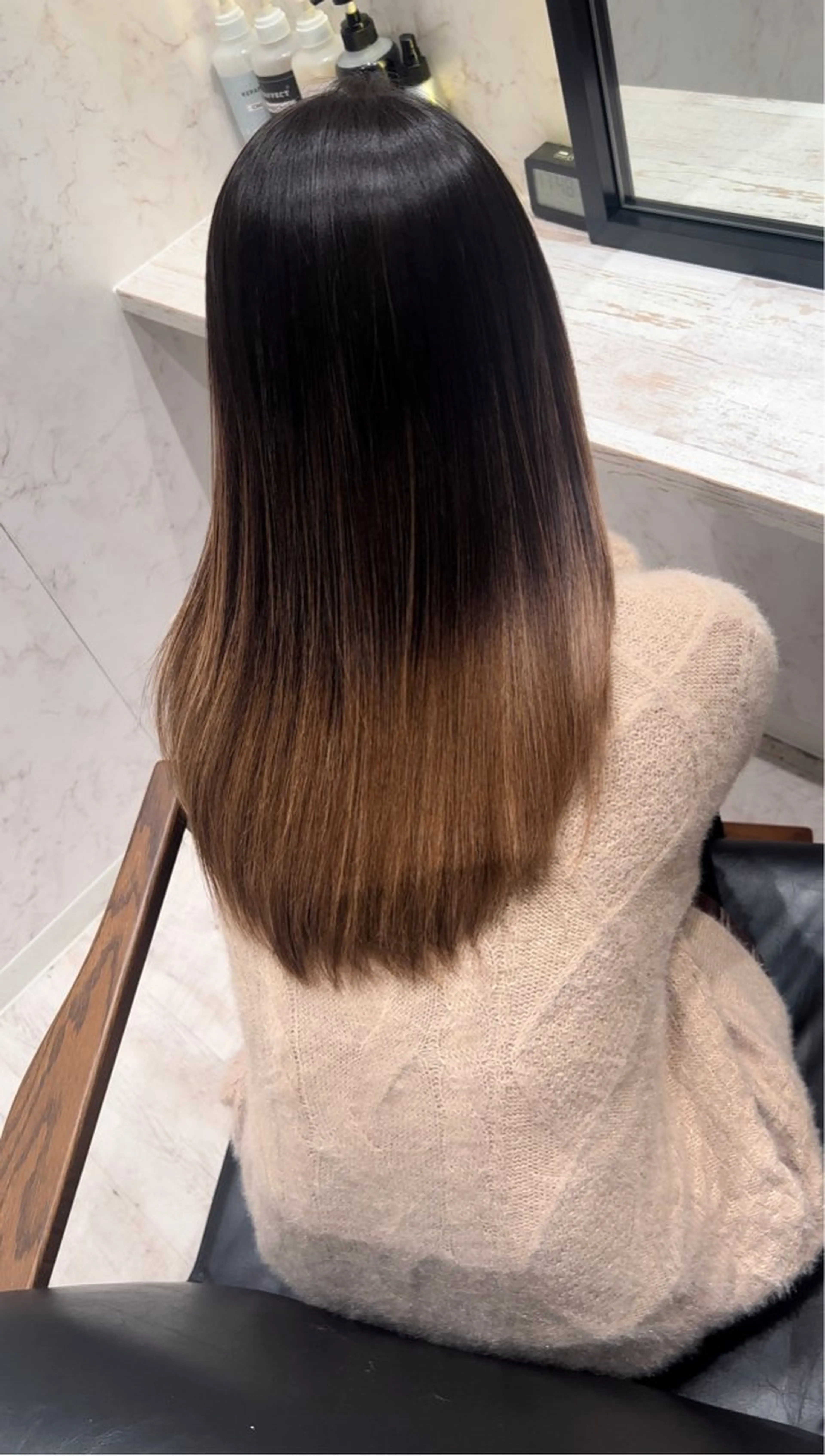 ロング 髪質改善ストレート /髪質改善/中内寛太のヘアスタイル