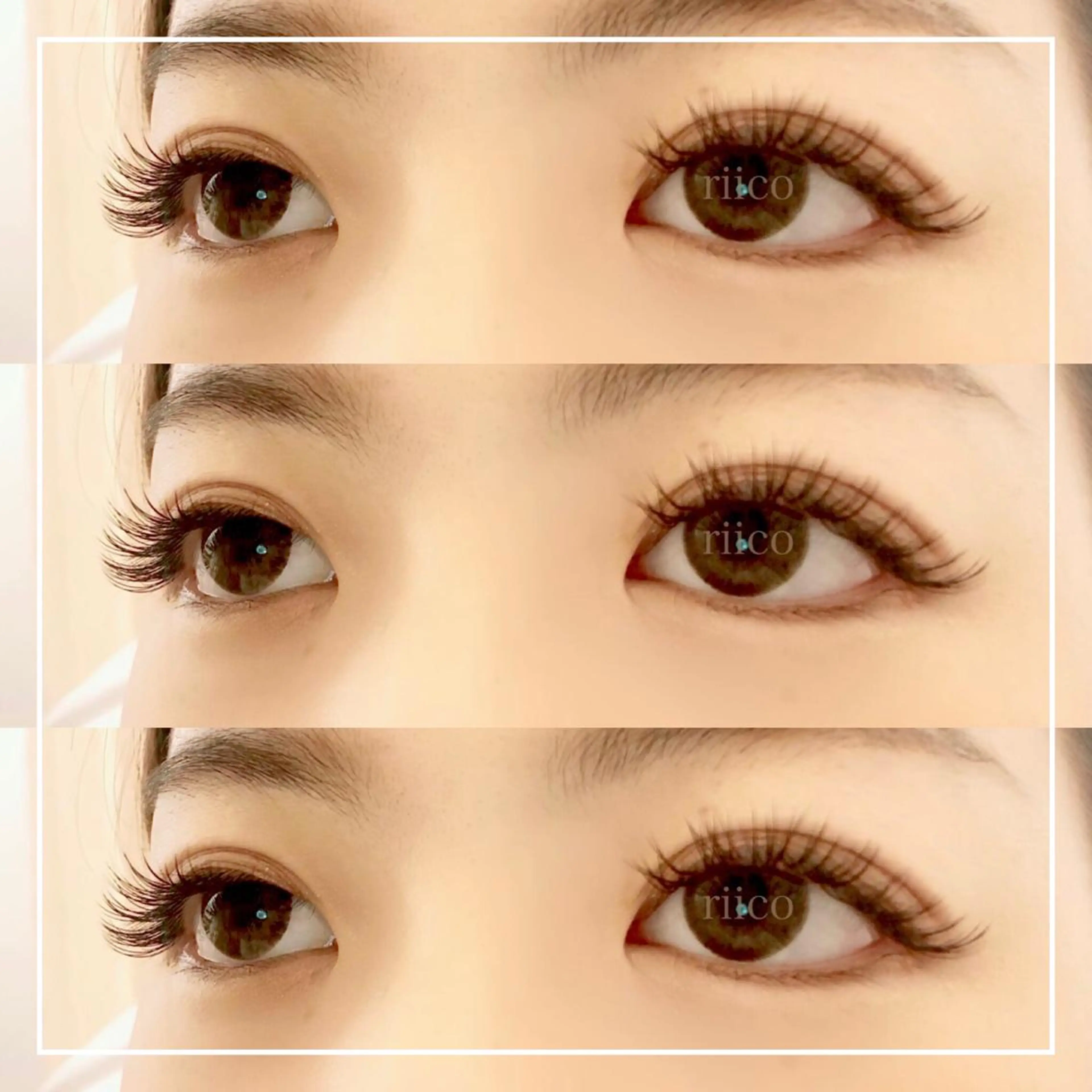 マツエク・マツパ KNACK eye lash RISAのマツエク・マツパデザイン