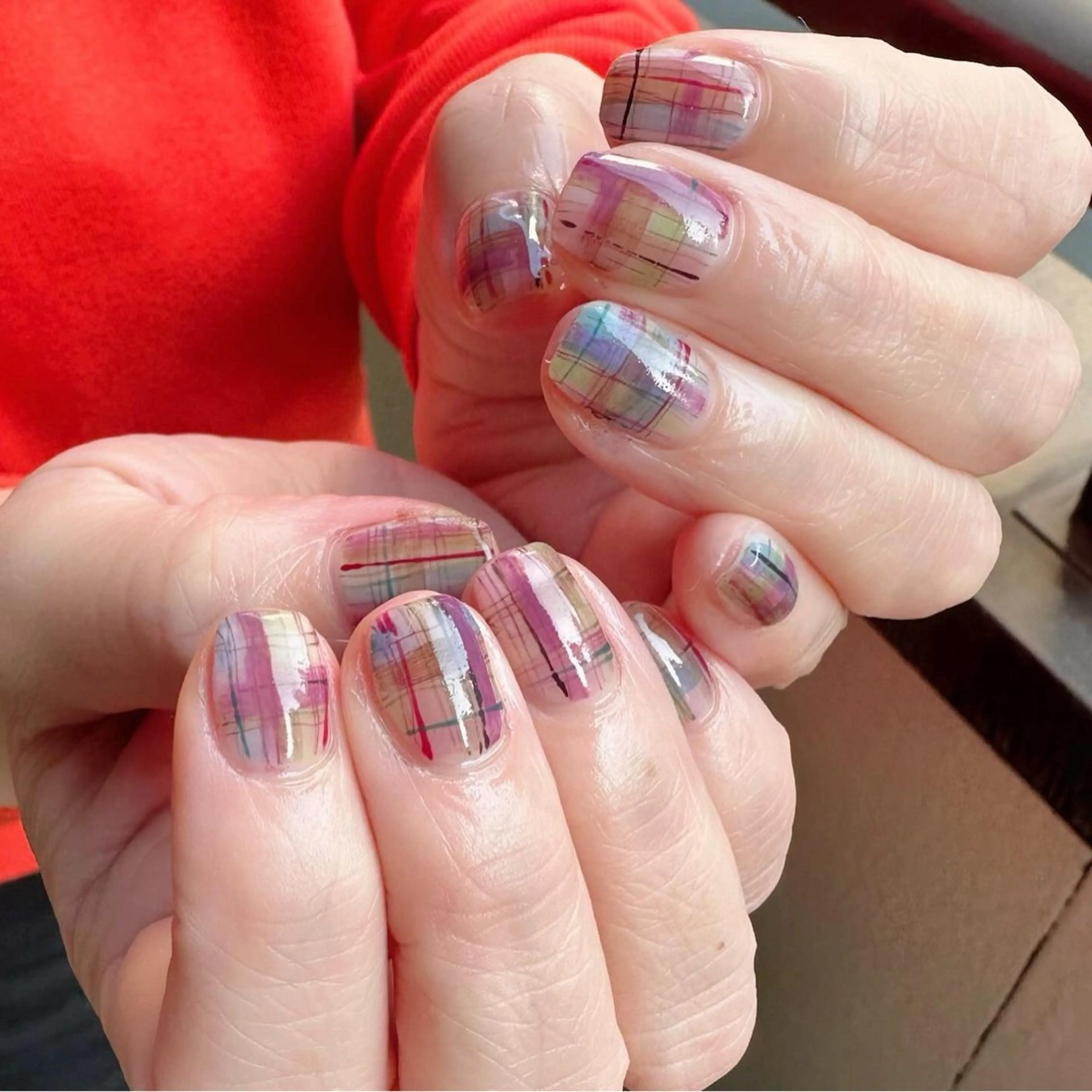 ネイル アートネイル 氷ネイル・うるうるネイル 韓国ネイル ニュアンスネイル 春ネイル 🪞KAPE NAIL 🪞のネイルデザイン