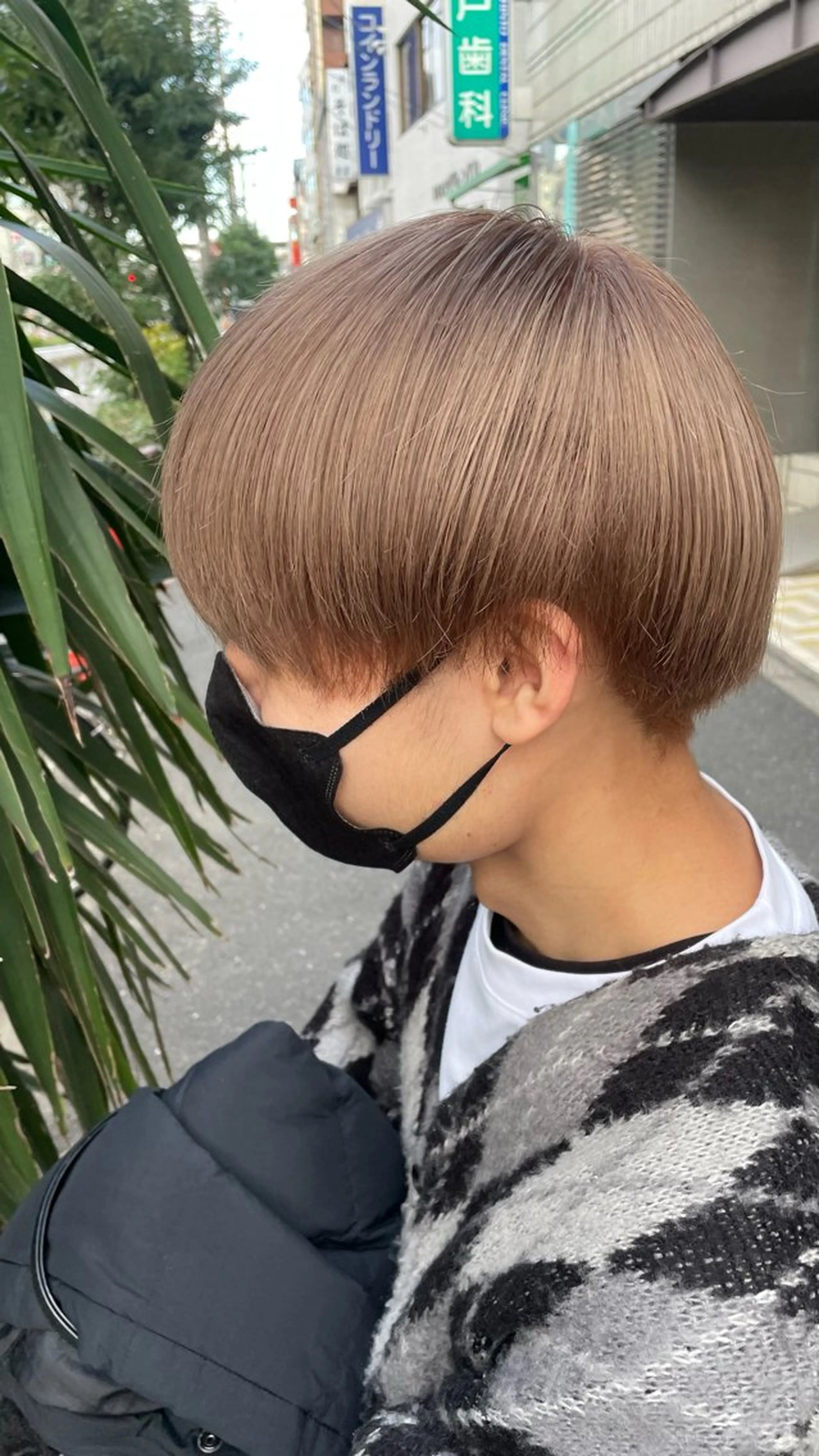 ショート メンズ ズシ ヒカルのヘアスタイル