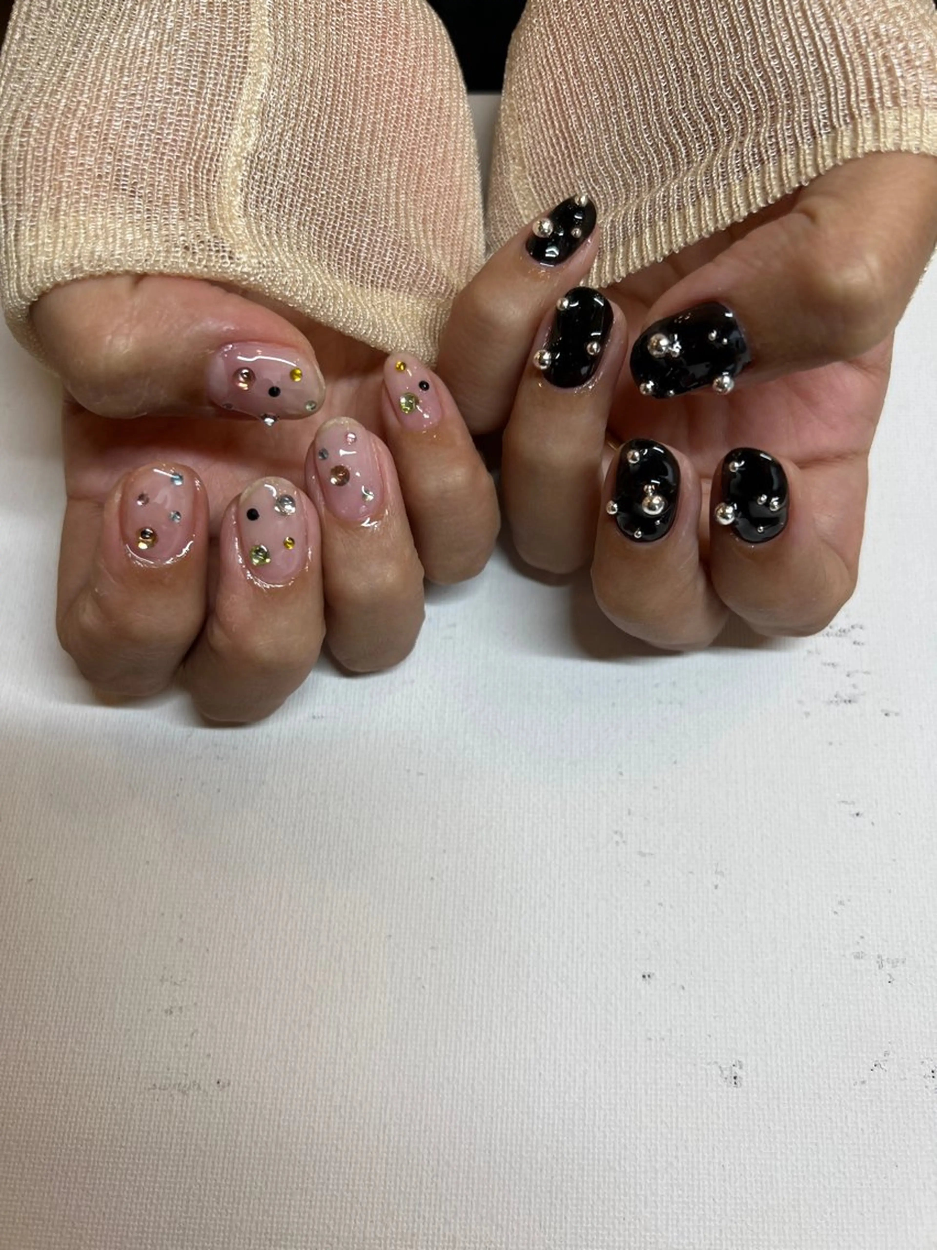 ネイル ハンドネイル ハンドケア Ri.nail オクマトモカのネイルデザイン
