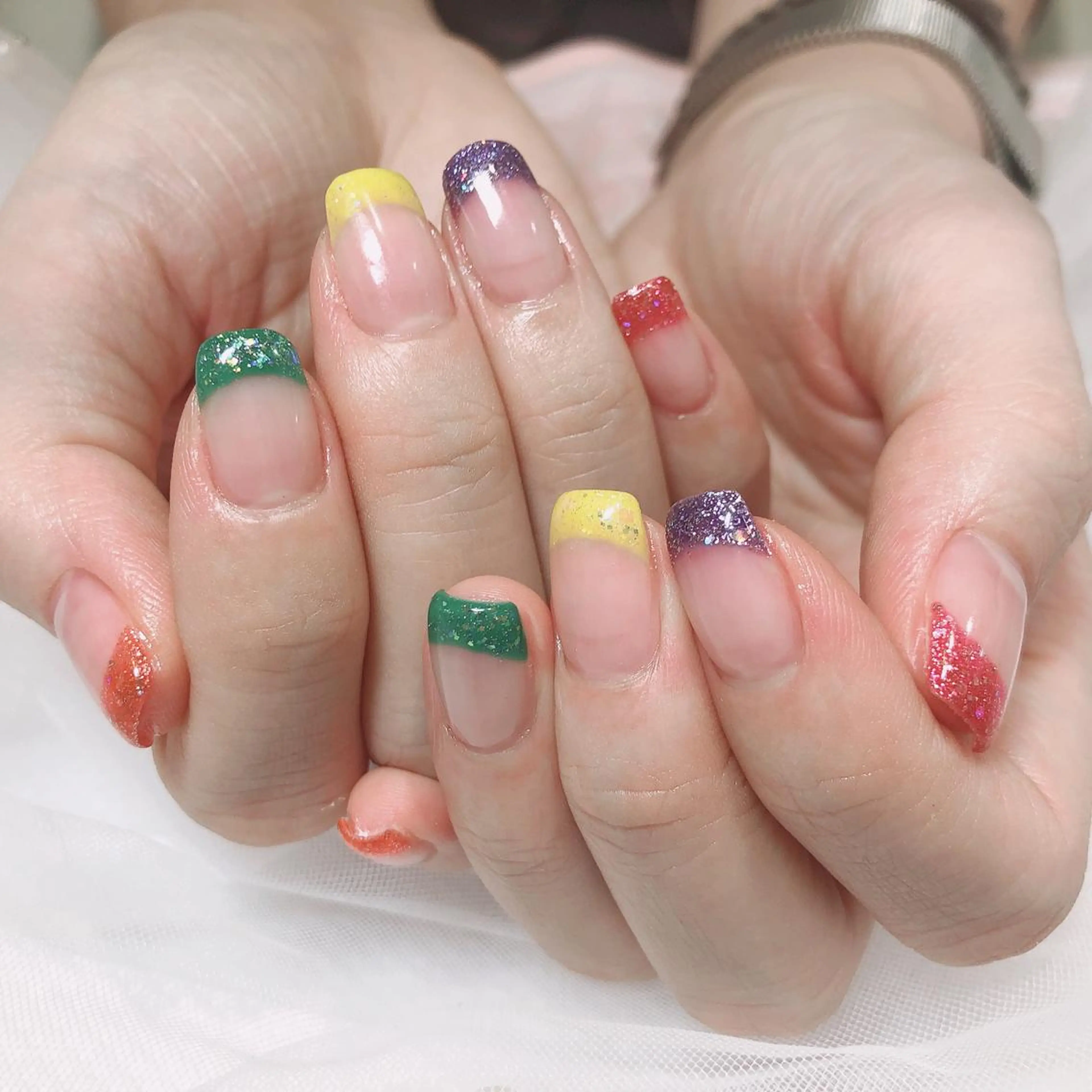ネイル ハンドネイル ハンドケア ✨Serenity ワンホンネイルのネイルデザイン