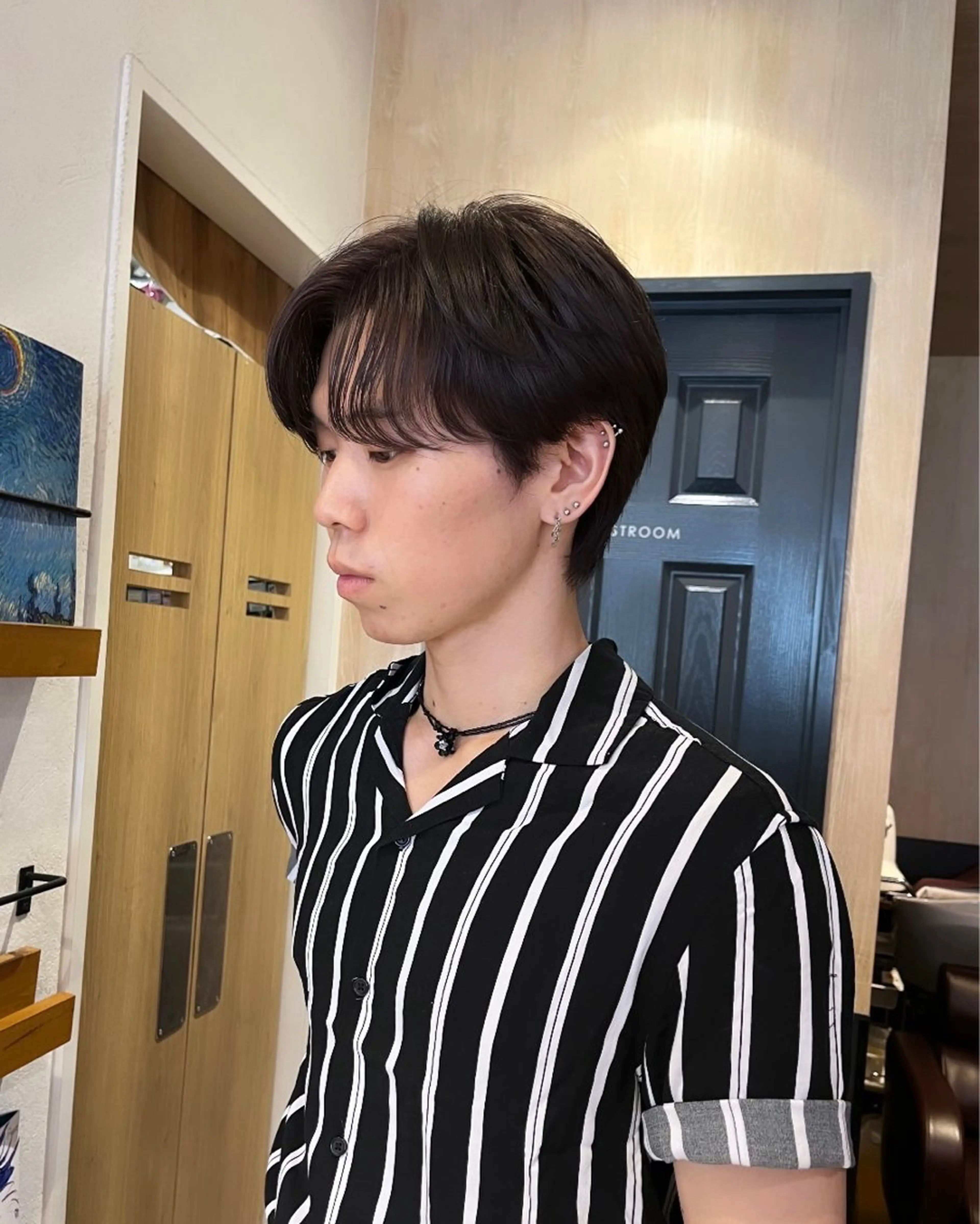 ショート カラー メンズ 産休中です 艶カラー♡オカのヘアスタイル