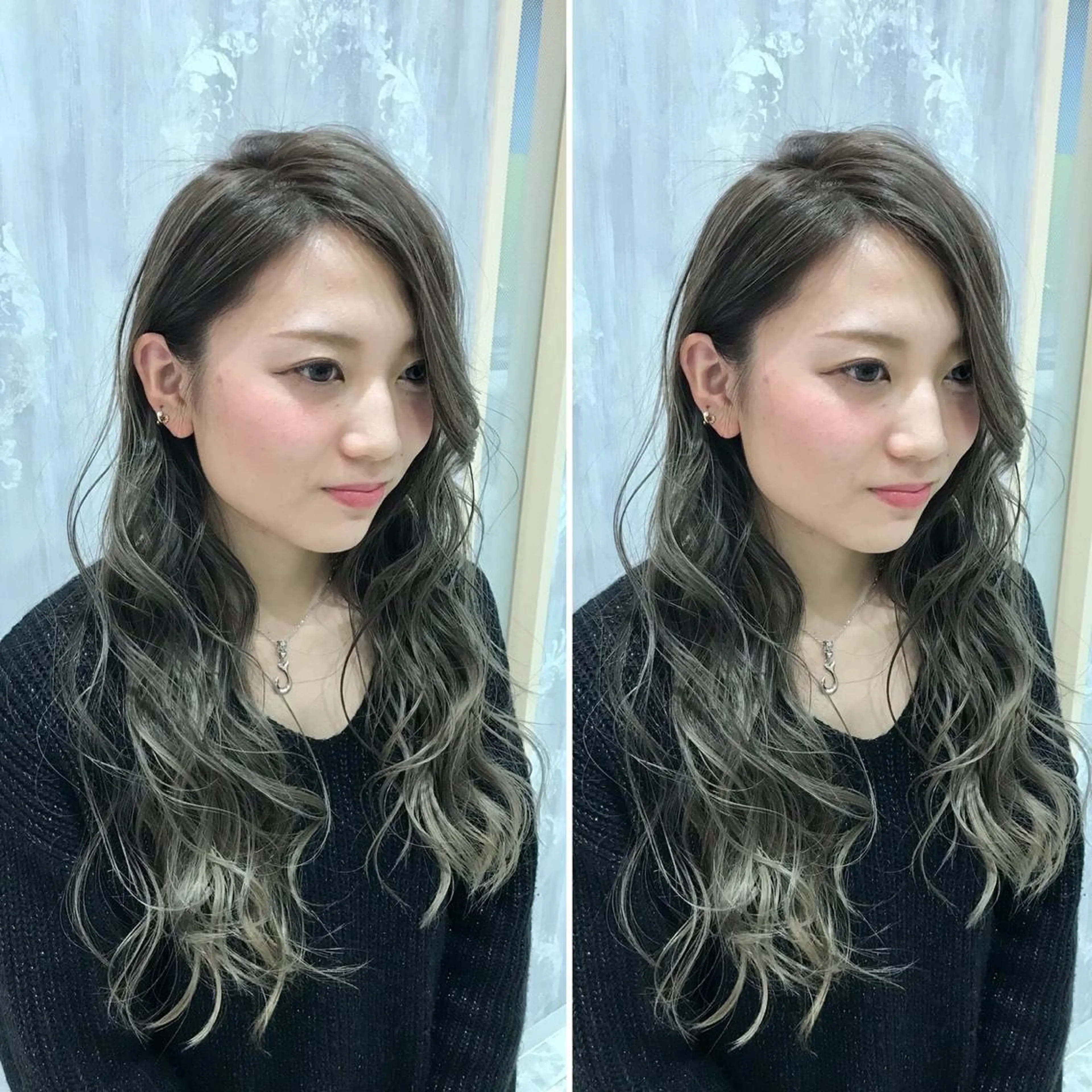 ロング カラー 柿沼  洸太のヘアスタイル
