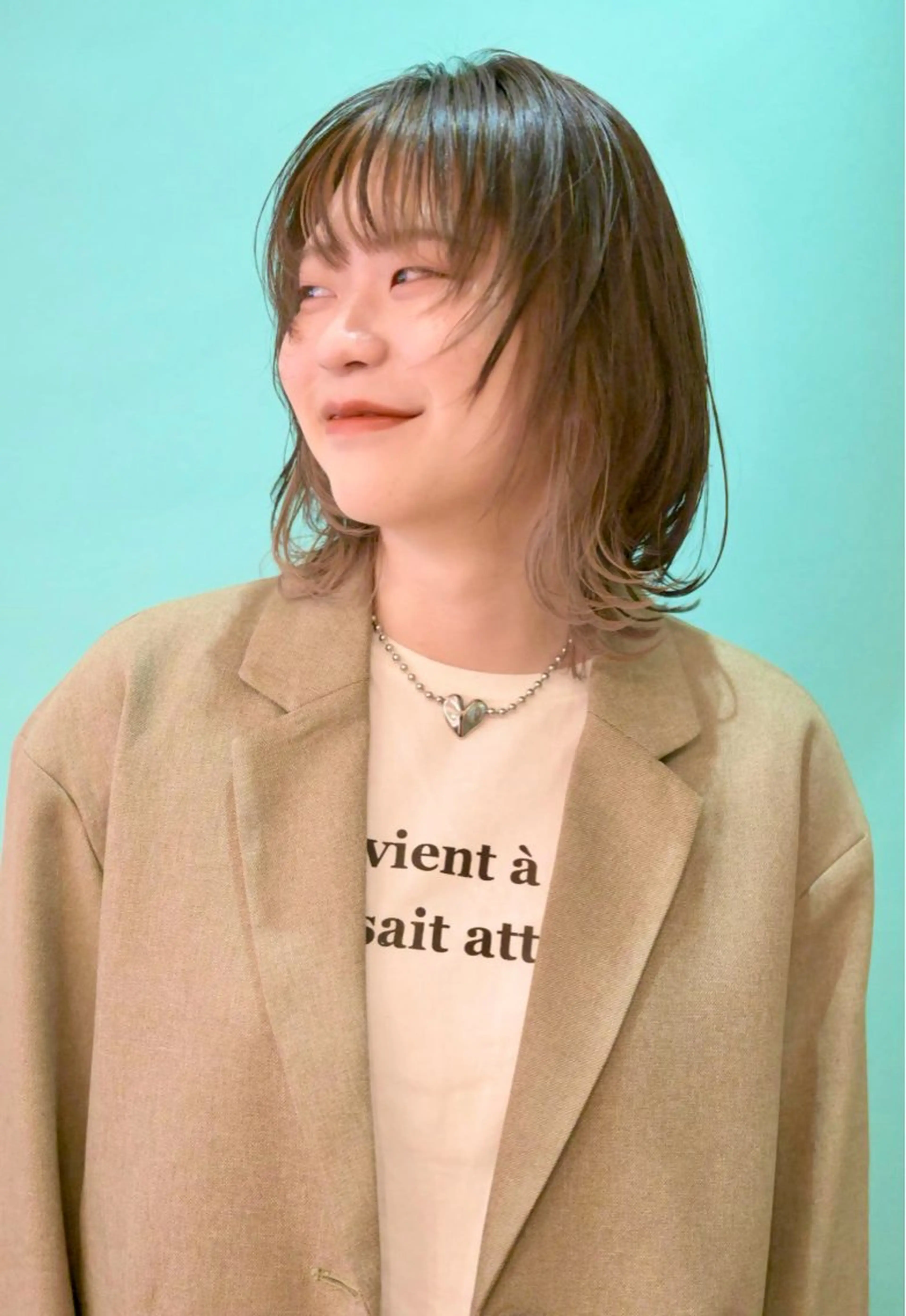 ミディアム ウルフカット 伊藤 優花のヘアスタイル