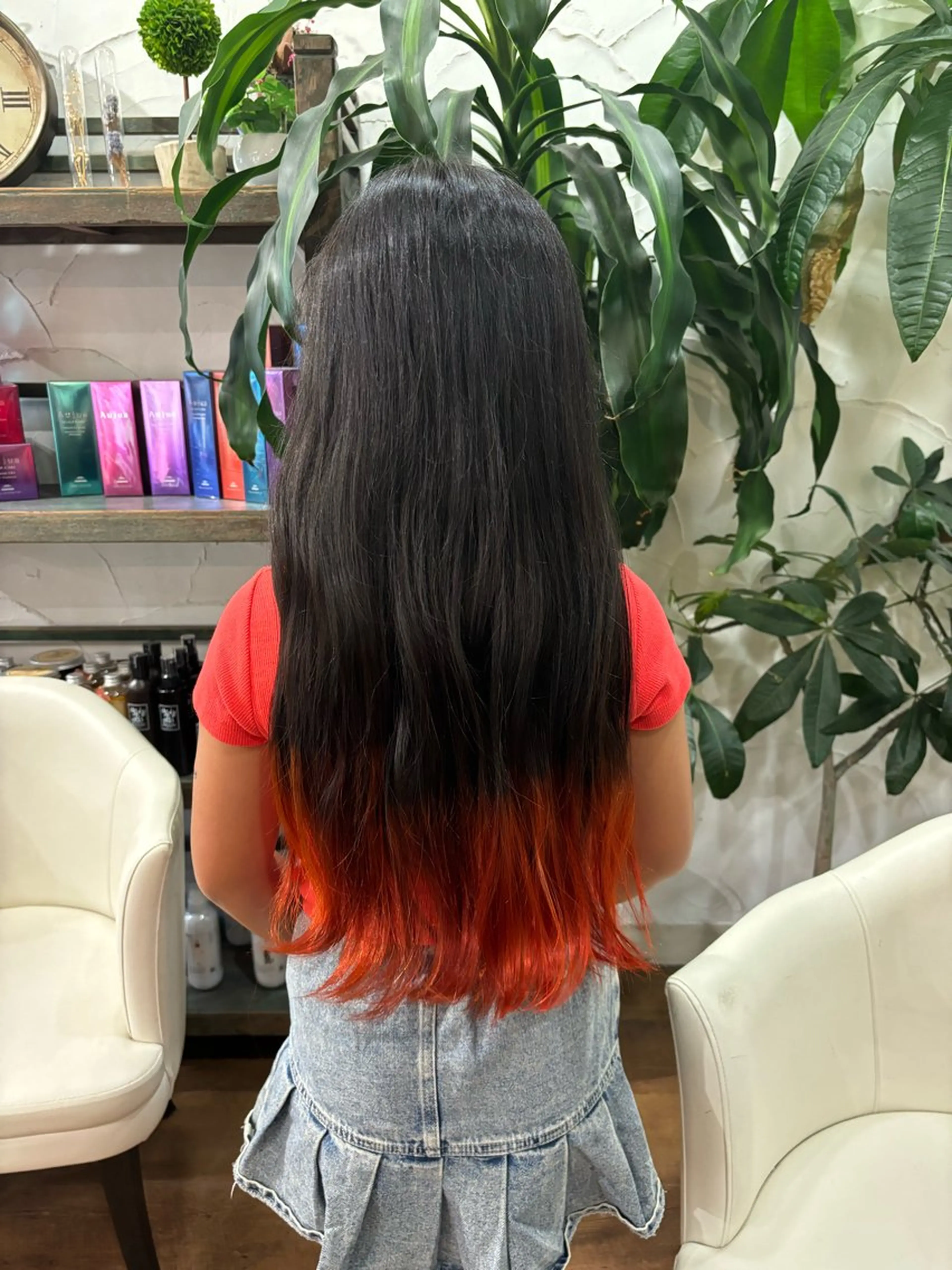 ロング ブリーチ予約率90% 以上✨森山陽向のヘアスタイル