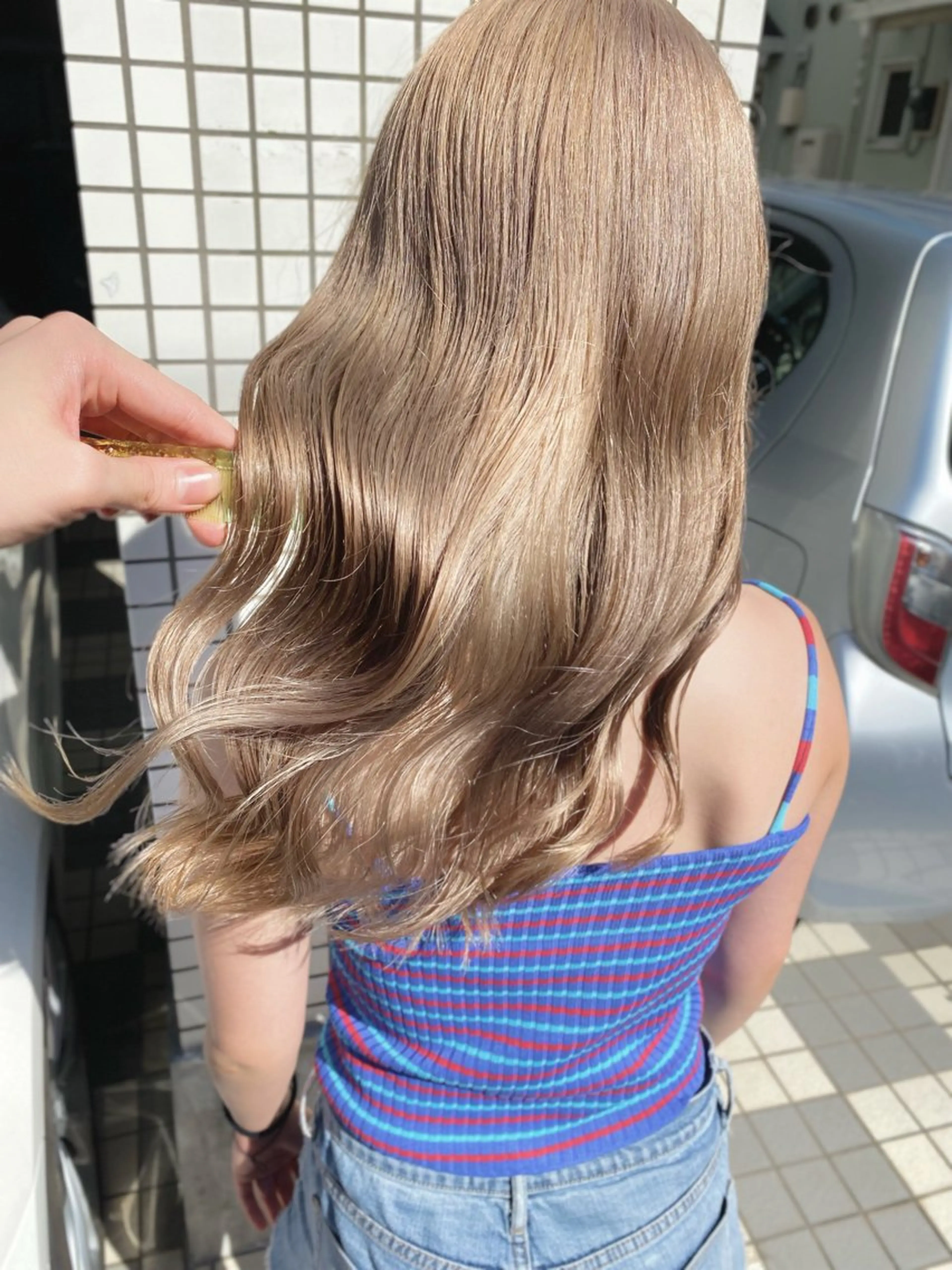 ロング カラー VIF所属・🗻飯田誠也🗻 カットカラー得意のヘアスタイル