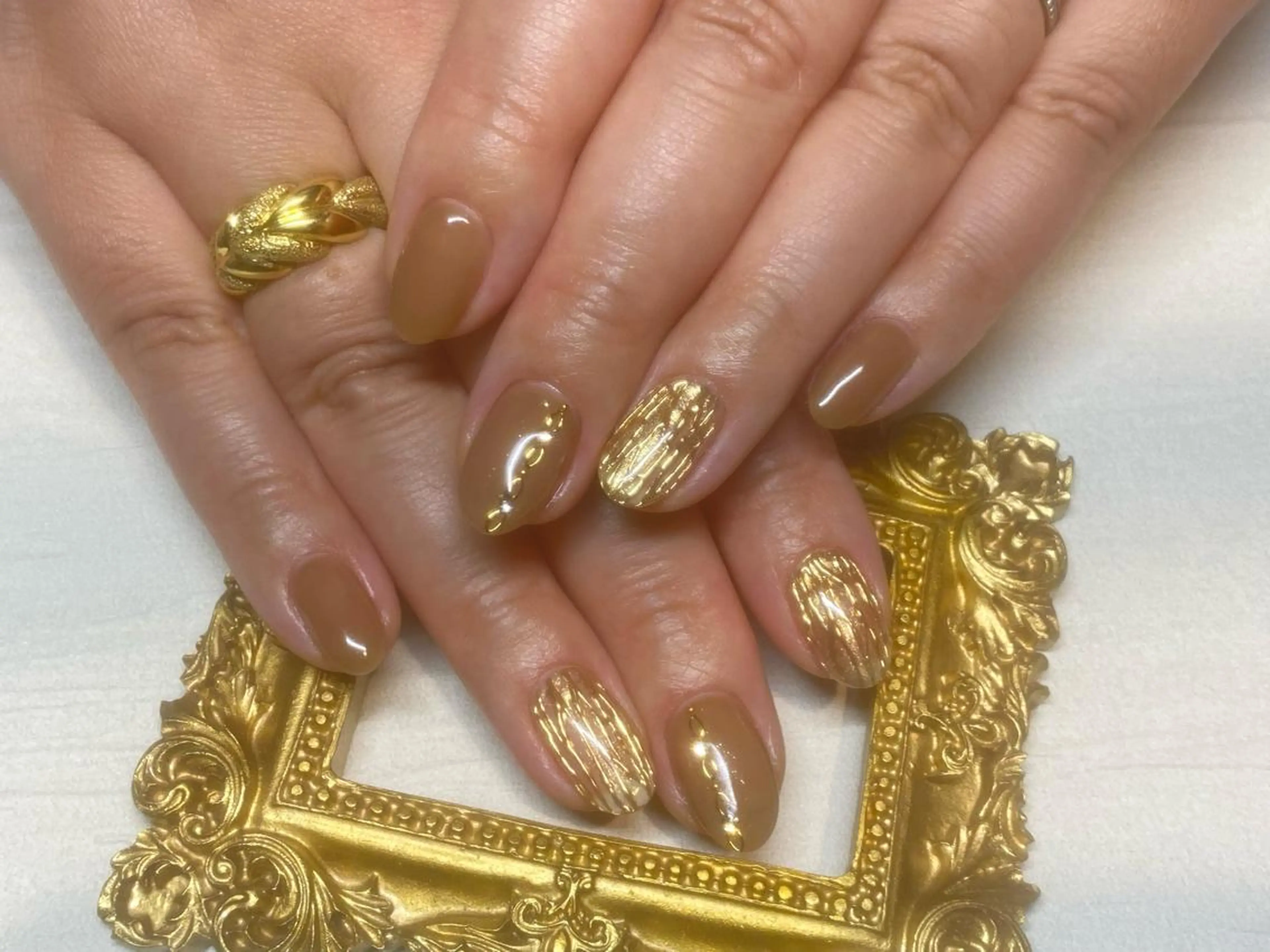 ミディアム ネイル Nail Salon NANO所属・美爪&巻き爪ケア❤️ ネイルサロンNANOのネイルデザイン