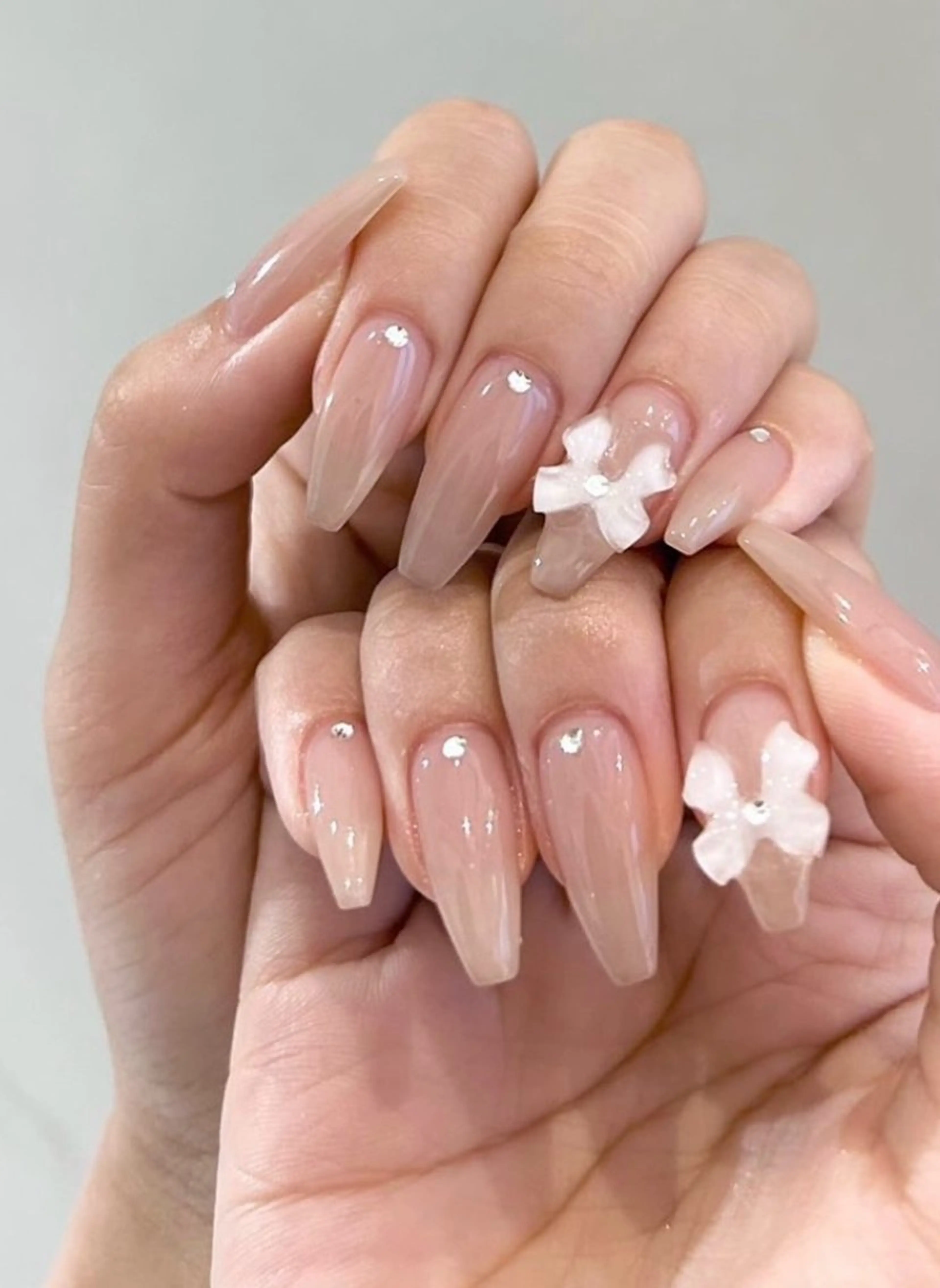 ネイル ハンドネイル ハンドケア UniqueNail 長さだし専門店のネイルデザイン