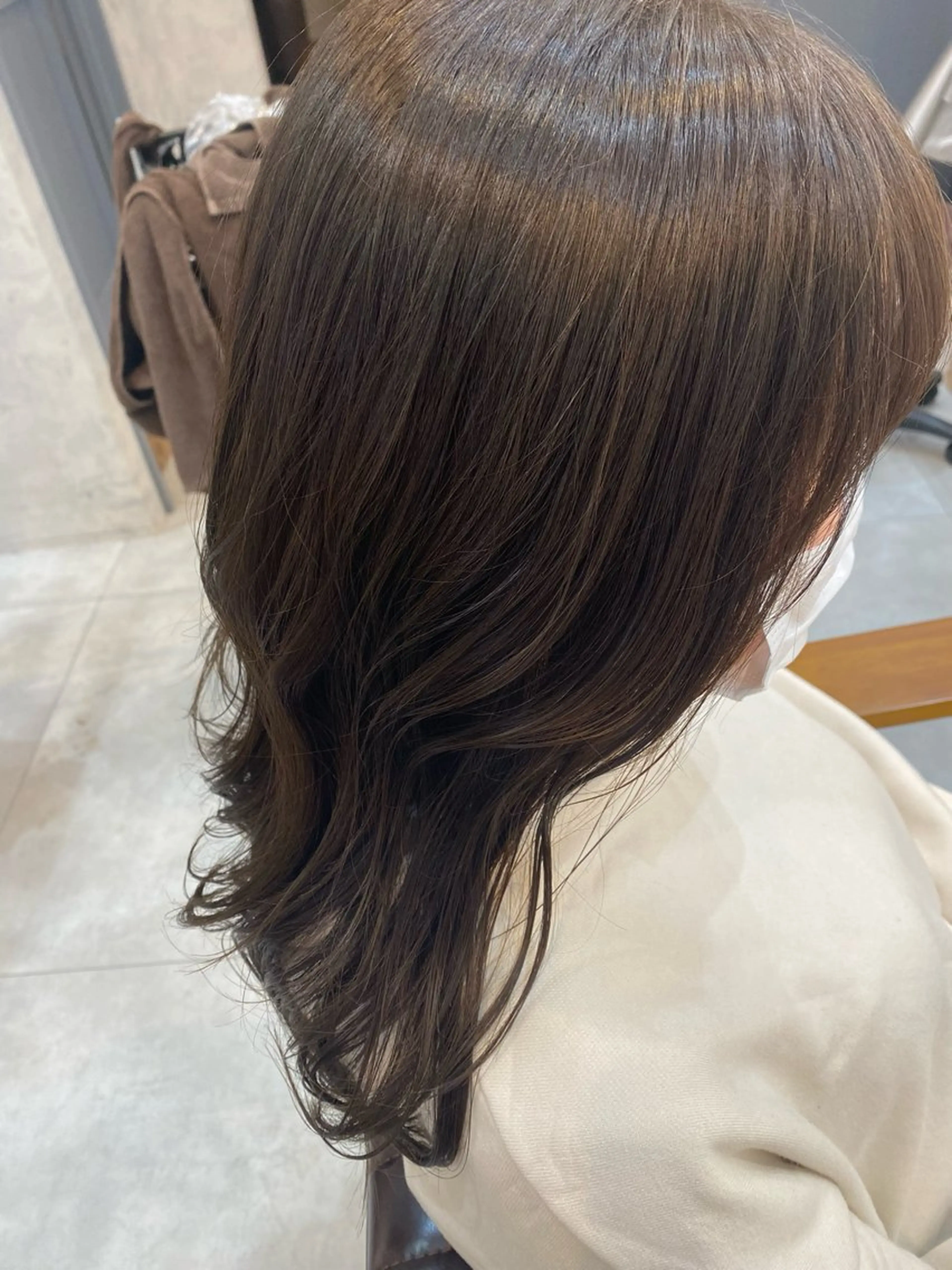 セミロング カラー Sun.所属・Sun./山口市 三浦菜月のヘアスタイル