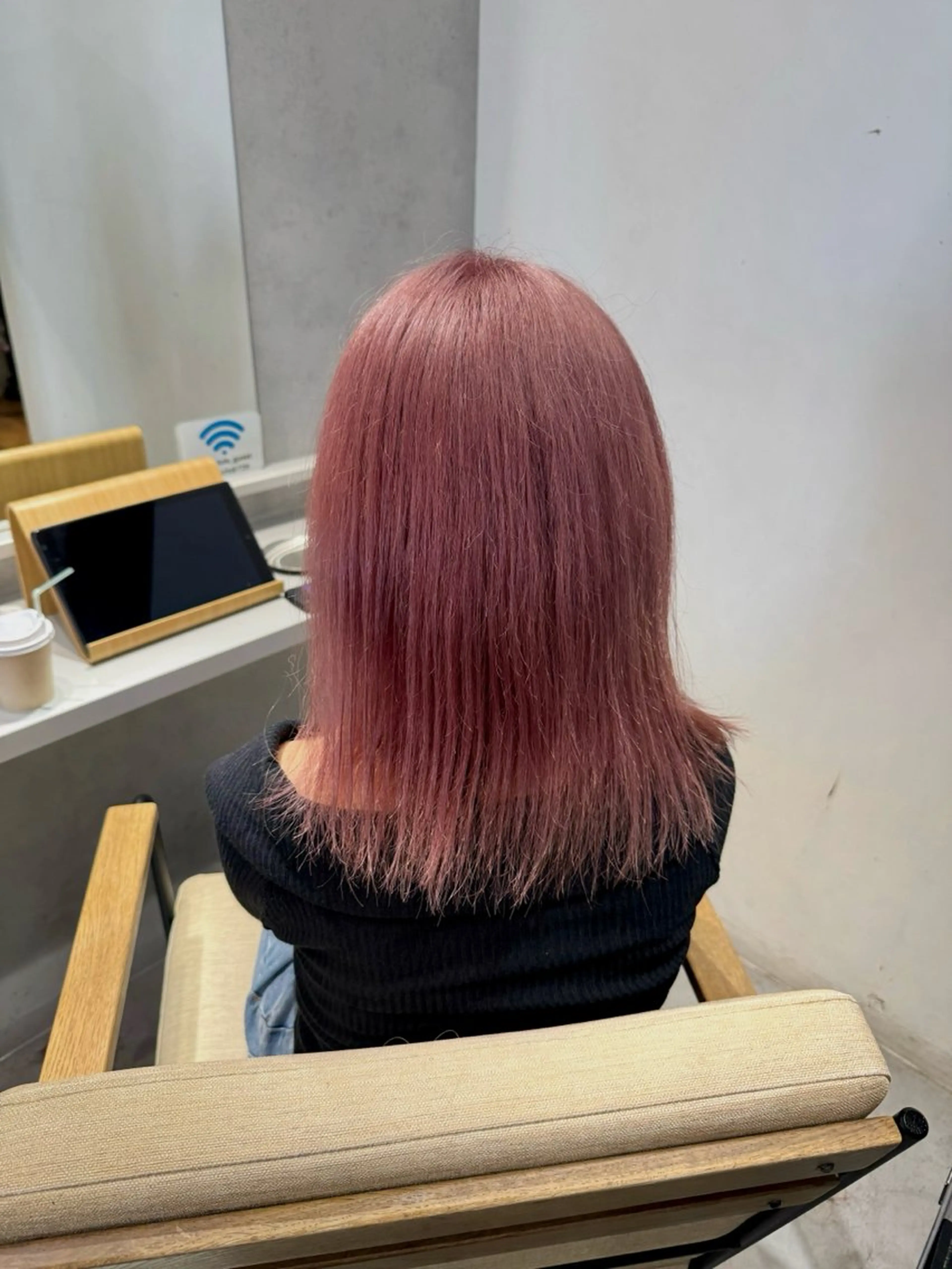 ミディアム ヘアカラー ai 梅田/暖色カラーのヘアスタイル