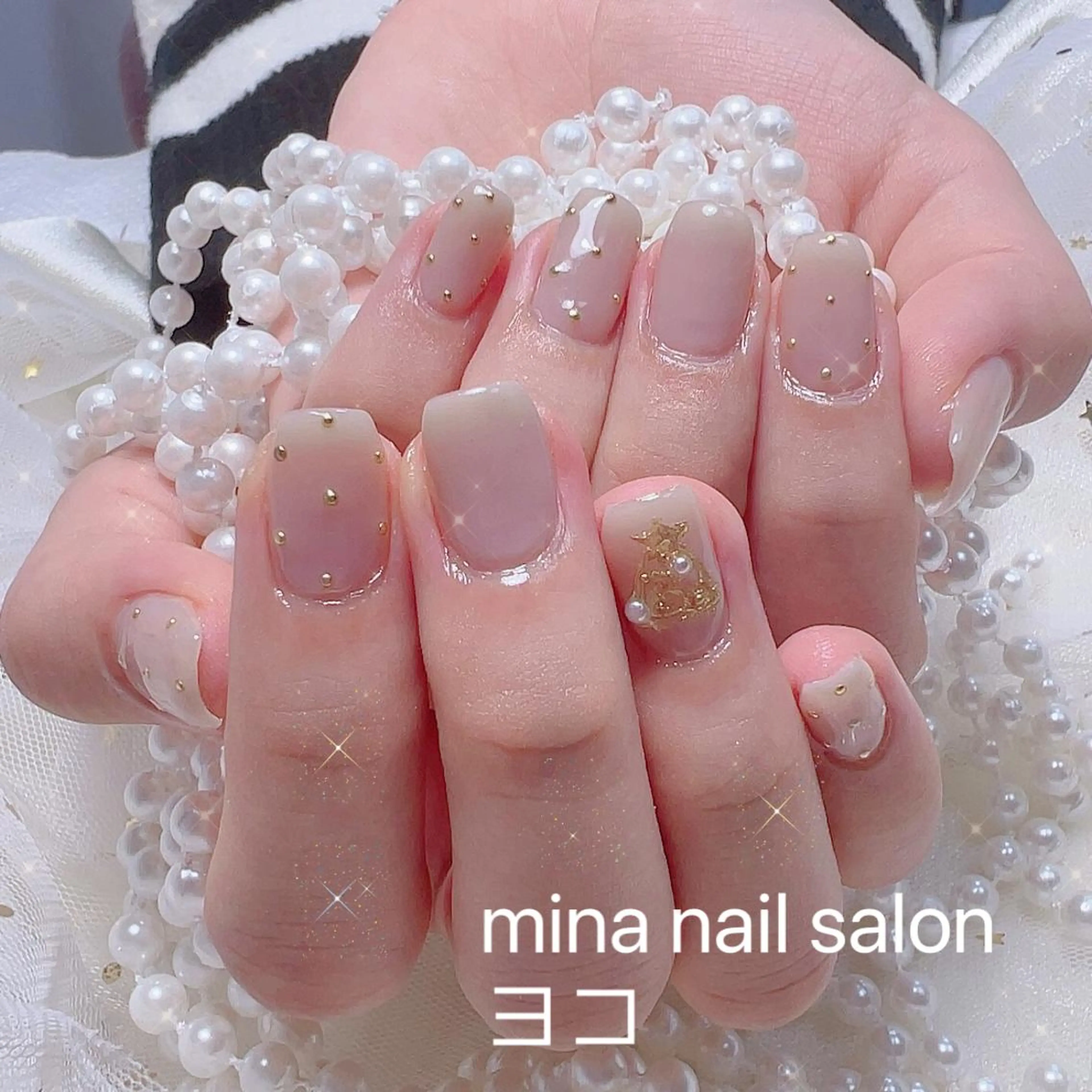 ネイル Mina🧸 韓国風ネイル🎀のネイルデザイン