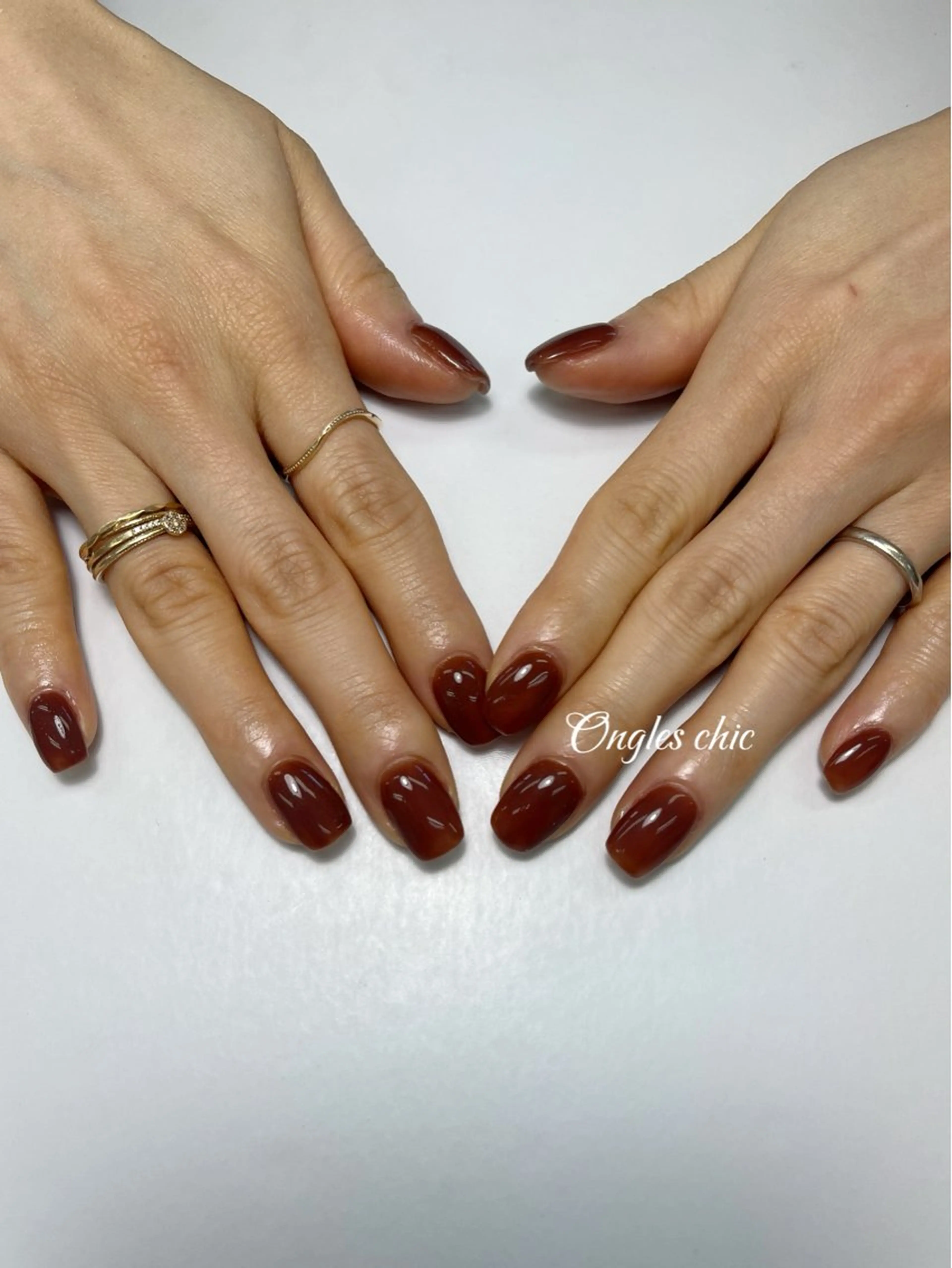 ネイル ハンドネイル ハンドケア ongles chic❤️のネイルデザイン