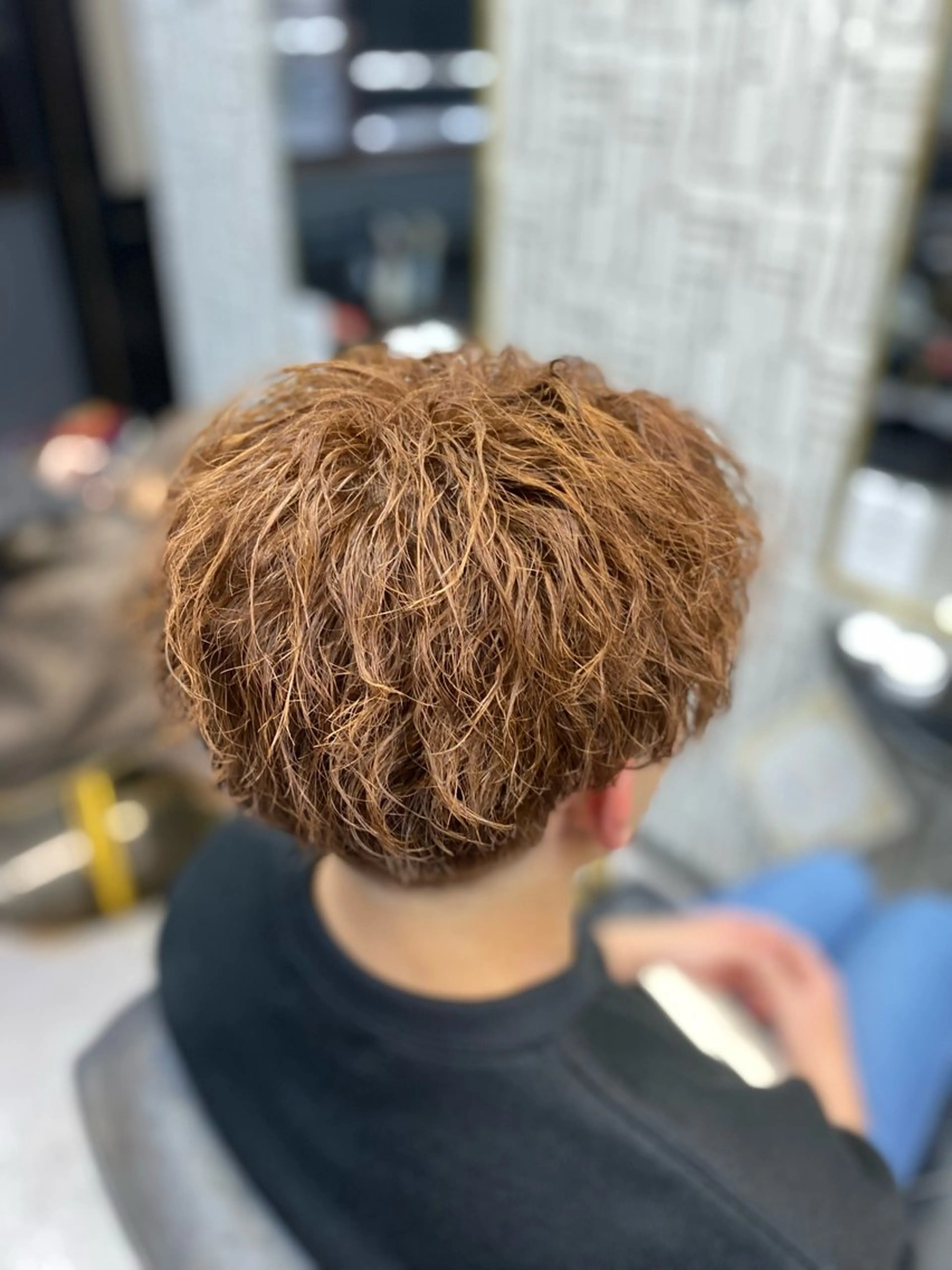 ショート パーマ 池田 亮雅のヘアスタイル