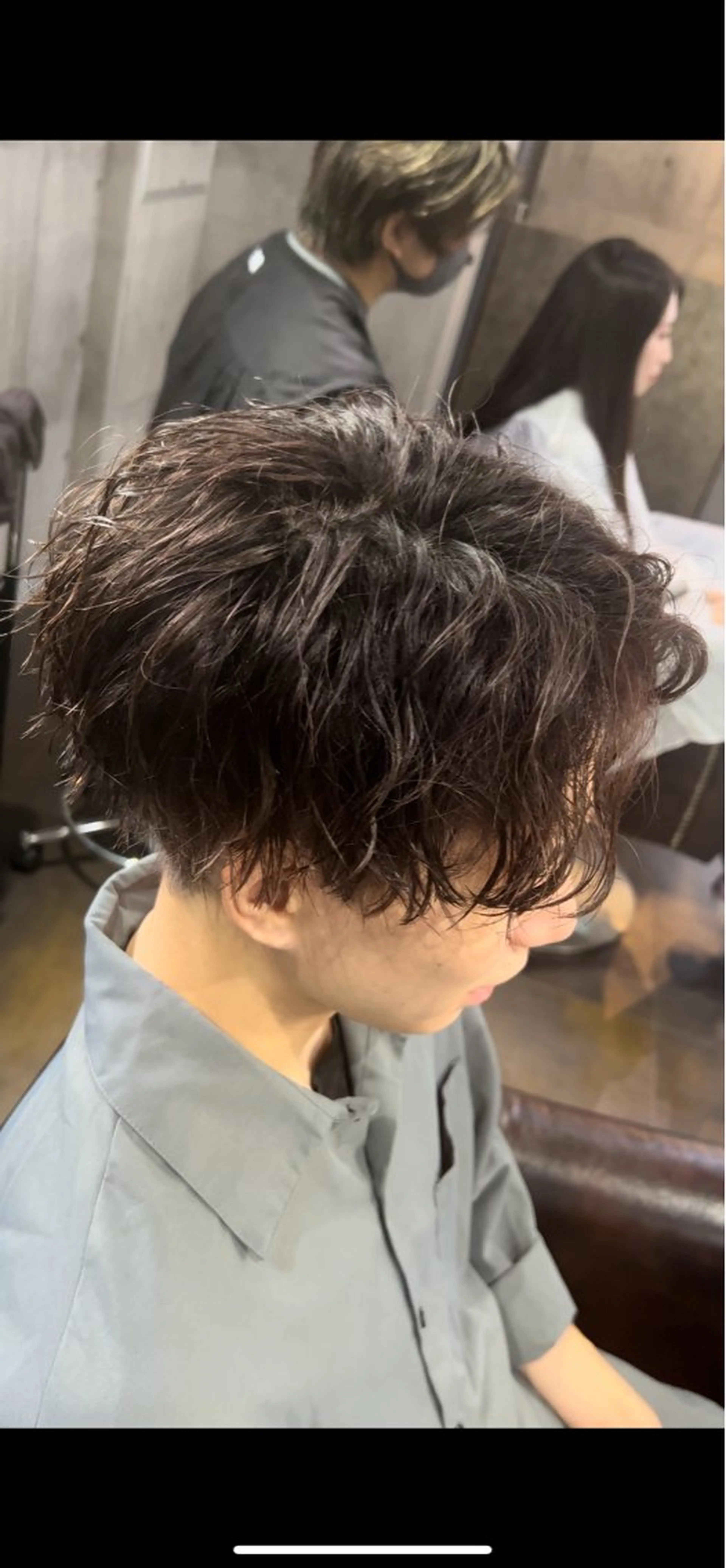 メンズ センターパート メンズパーマ カット パーマ 👑再現性◎カット＆ パーマ Yuto🌀のヘアスタイル