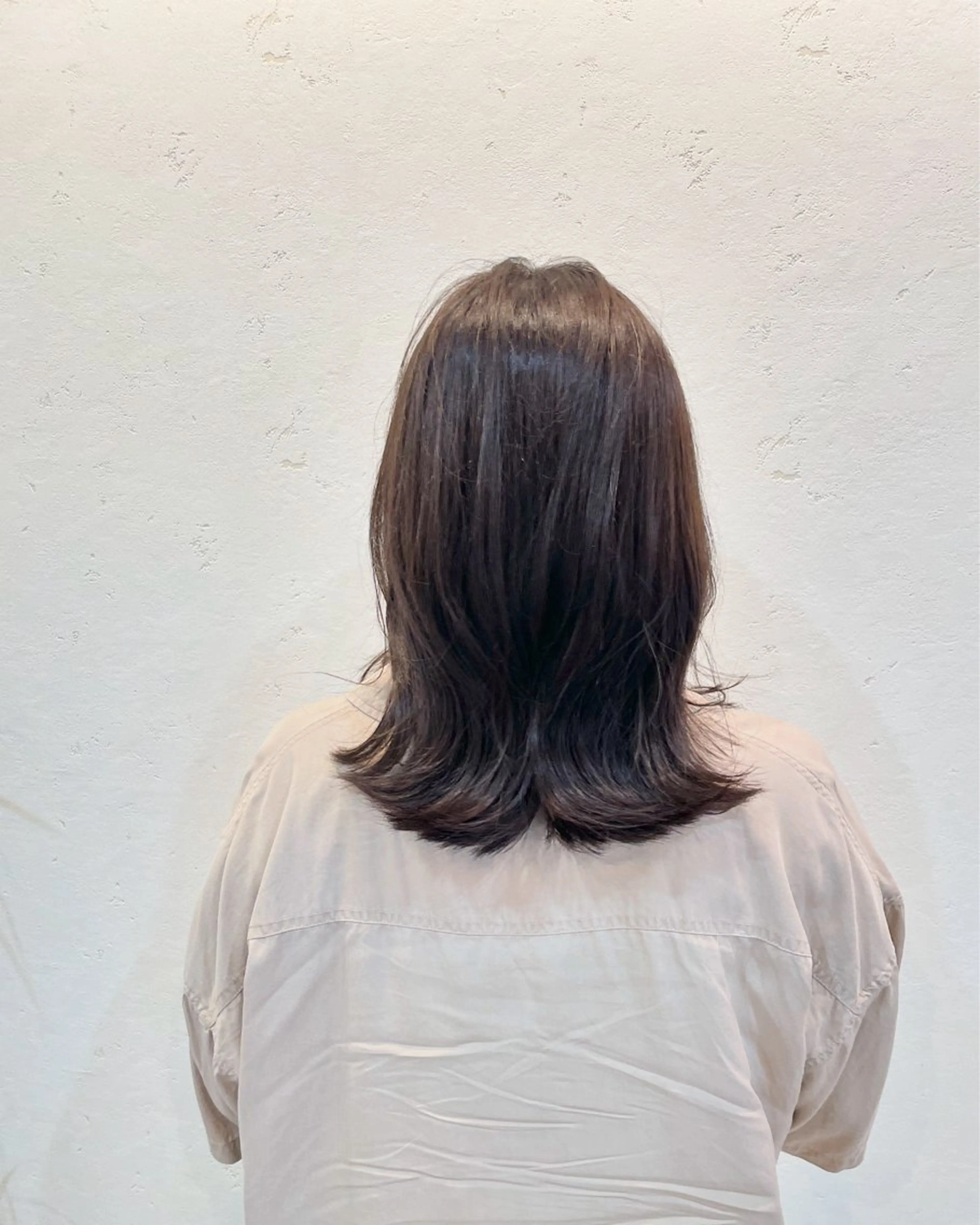 ミディアム カラー ブラウンカラー ダブルカラー トリートメント トリートメント 透け感カラー🫧 加納トモヒロのヘアスタイル