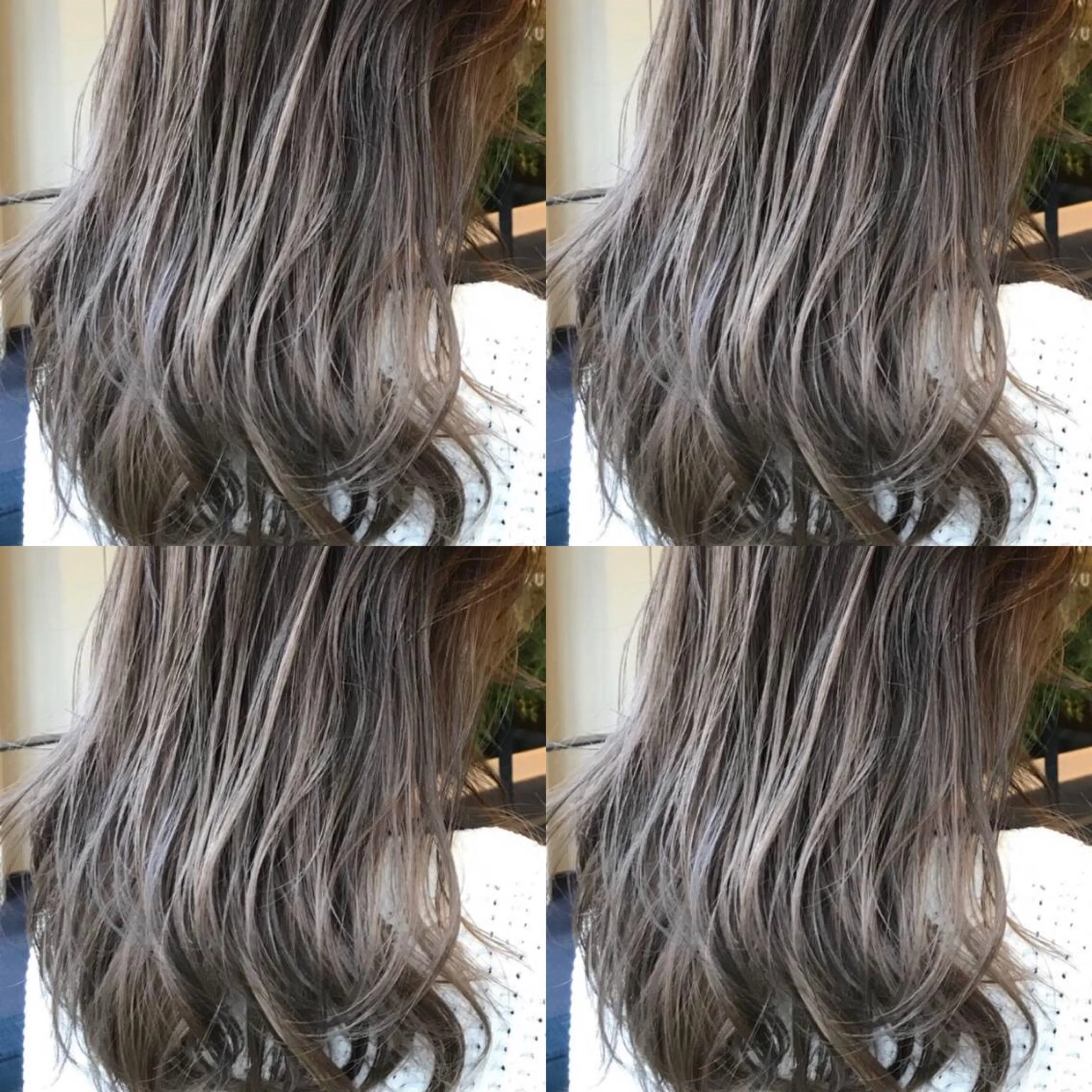 セミロング カラー ヘアカラー Hanna by W_SALONのヘアスタイル