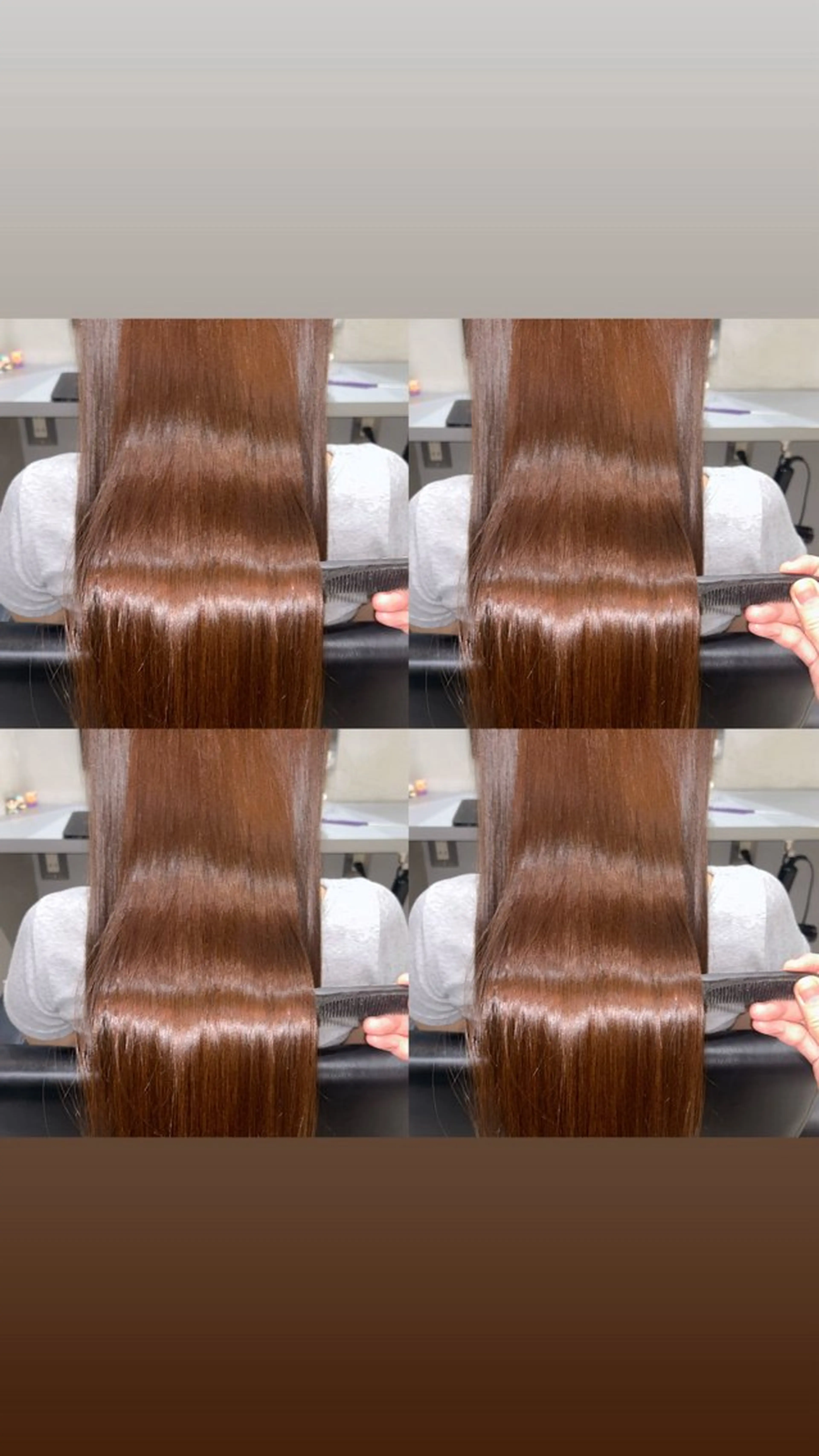 セミロング カラー 大人可愛い韓国ヘア きららのヘアスタイル