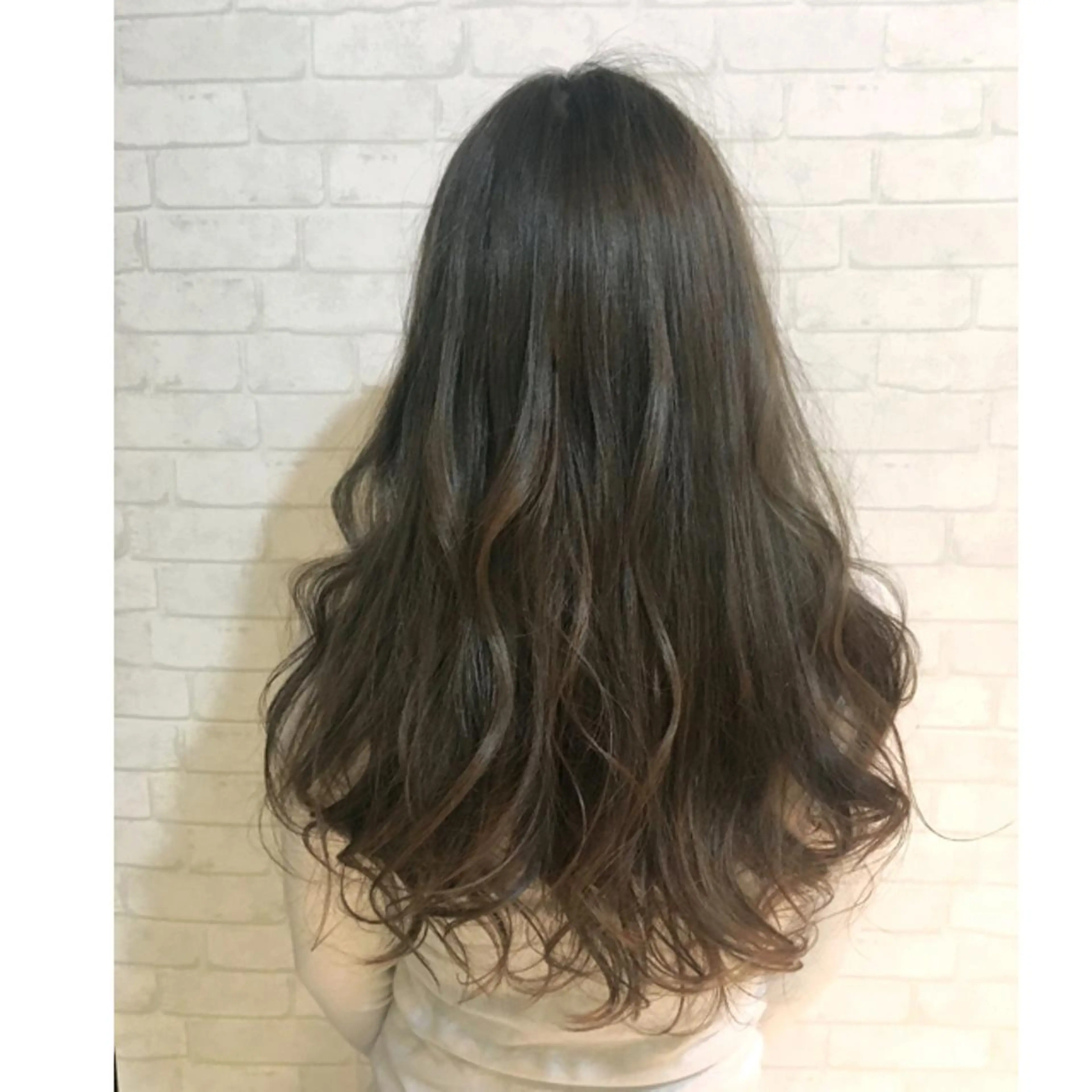 セミロング カラー パーマ 北川 大輔のヘアスタイル