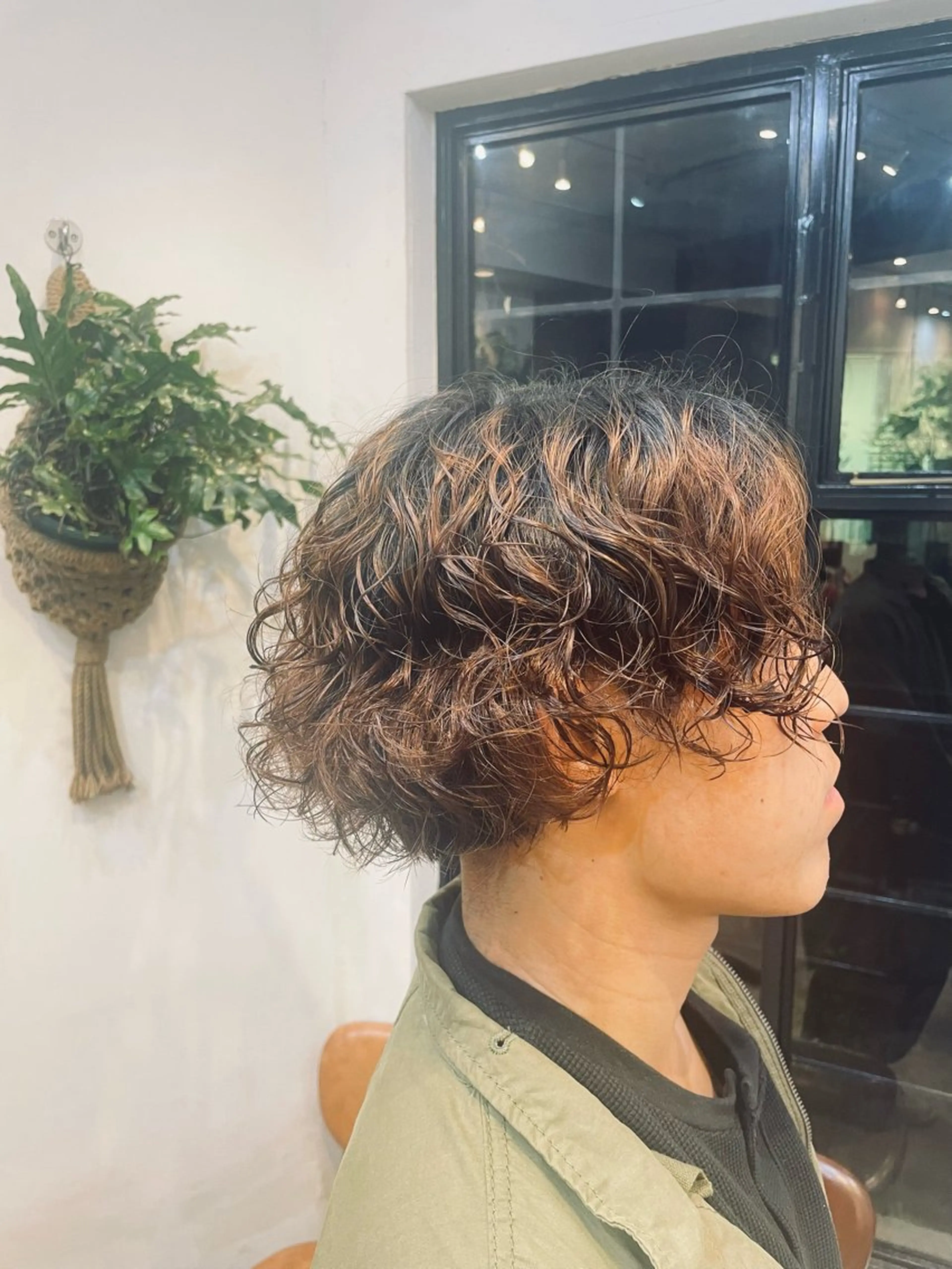パーマ メンズ メンズパーマ ボブ カット パーマ 吉祥寺/ショート/ ボブ/トナミのヘアスタイル