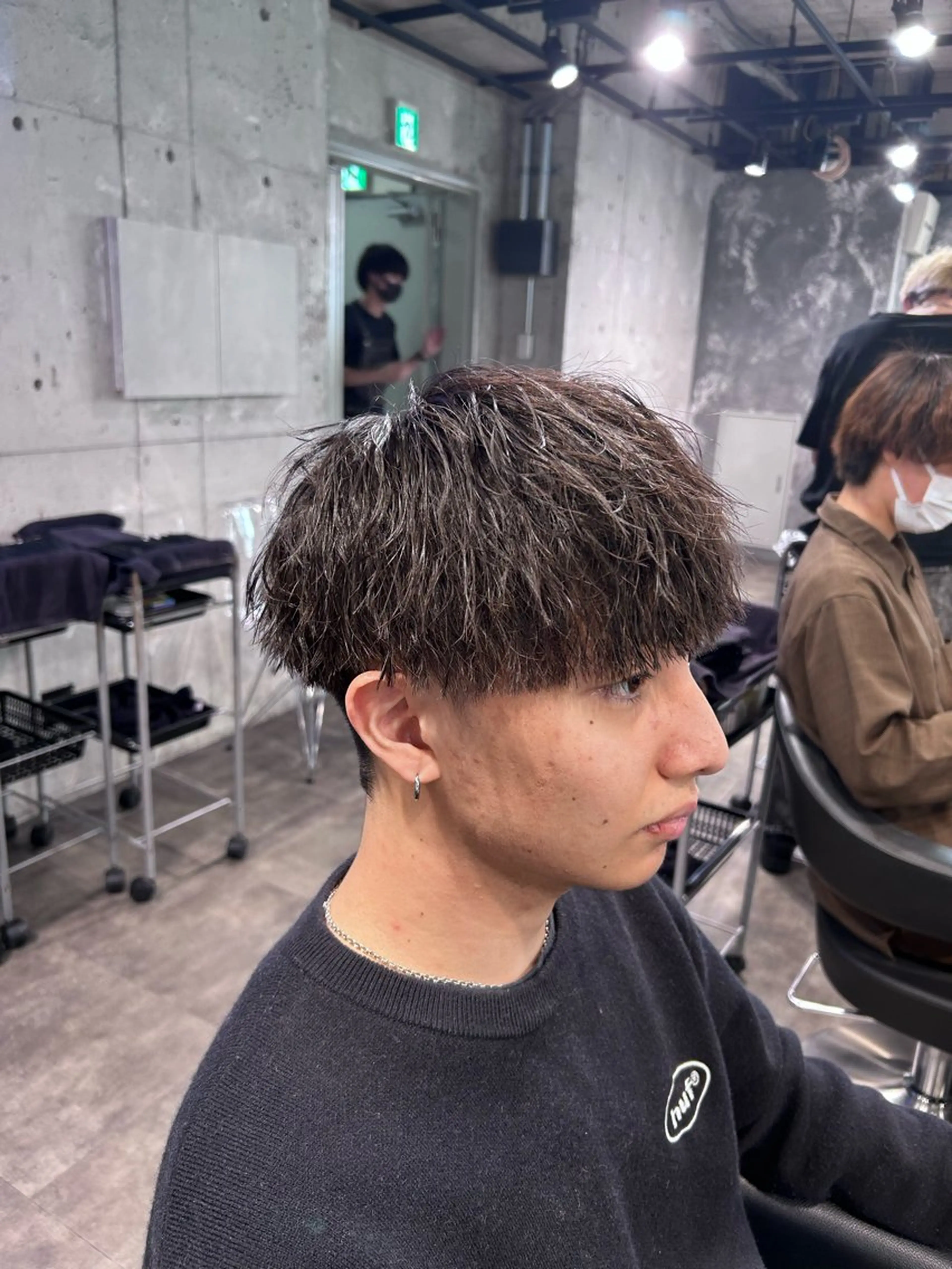 メンズ メンズパーマ カット パーマ メンズ特化美容師 💠チナツのヘアスタイル