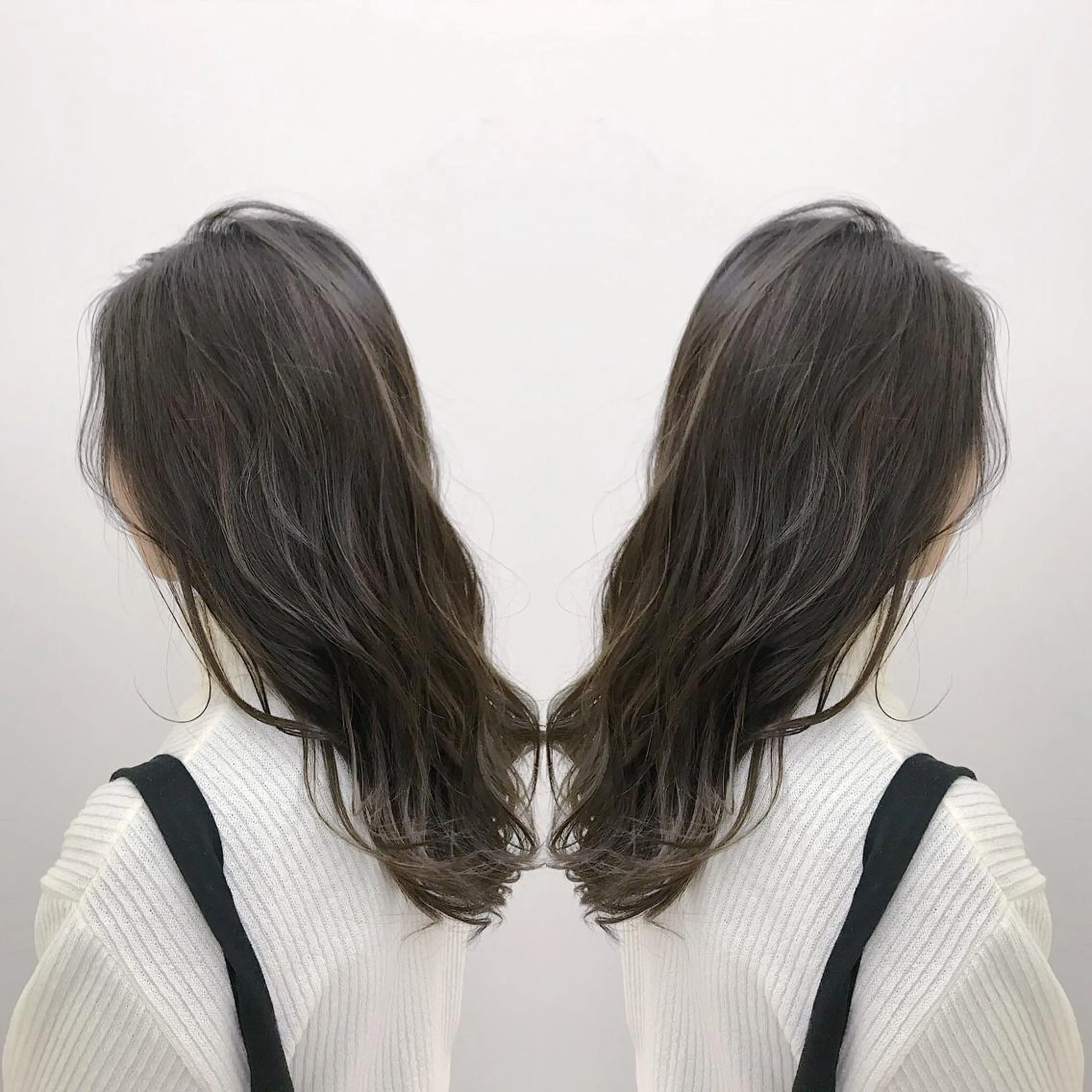 ロング カラー ブリーチ 透明感カラー 髪質改善 トリートメント ヘアカラー ブリーチカラー/ 岩破瑞希のヘアスタイル