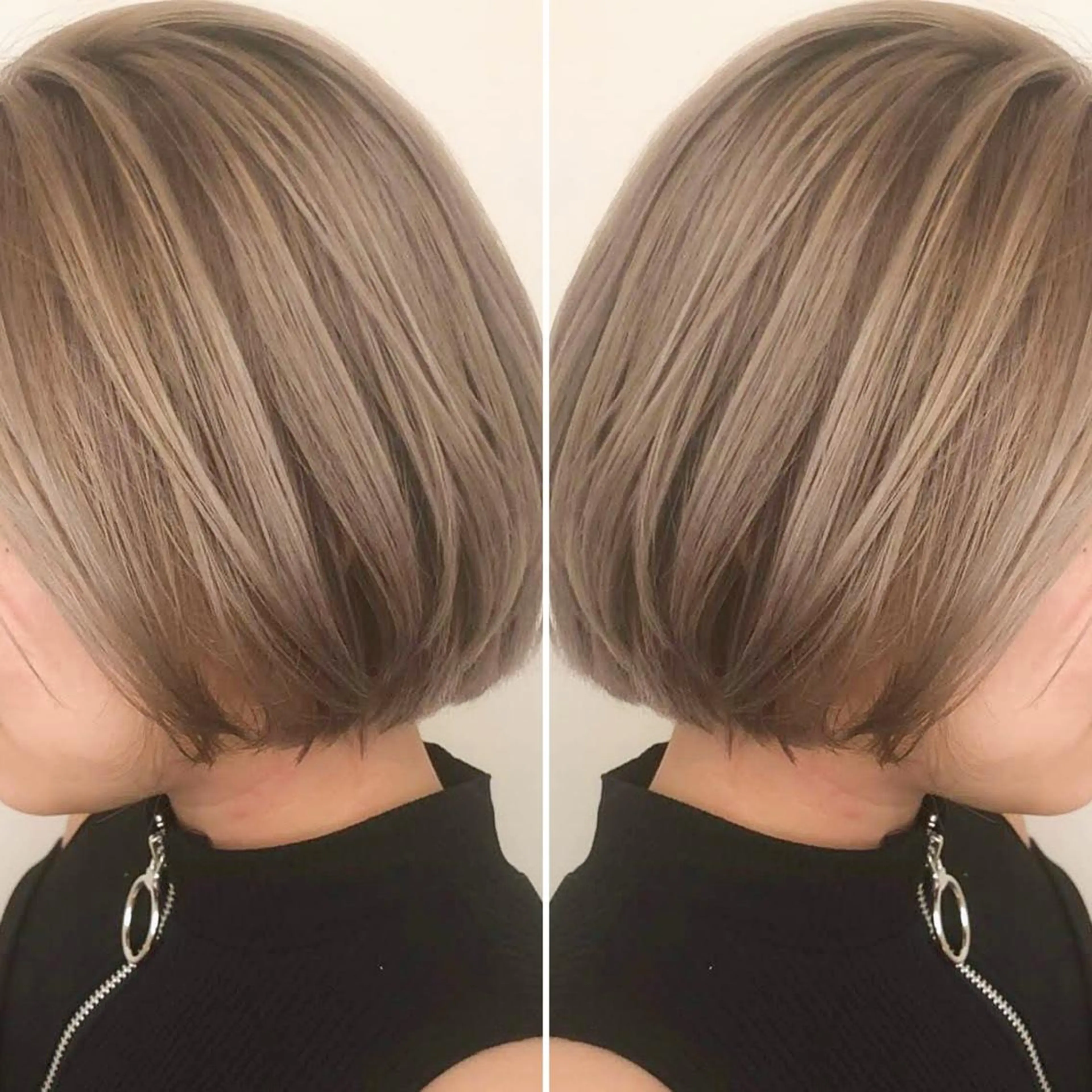 ショート カラー ヘアアレンジ ハイトーンカラー ボブ カット ヘアカラー 竹内啓太 ボブのヘアスタイル