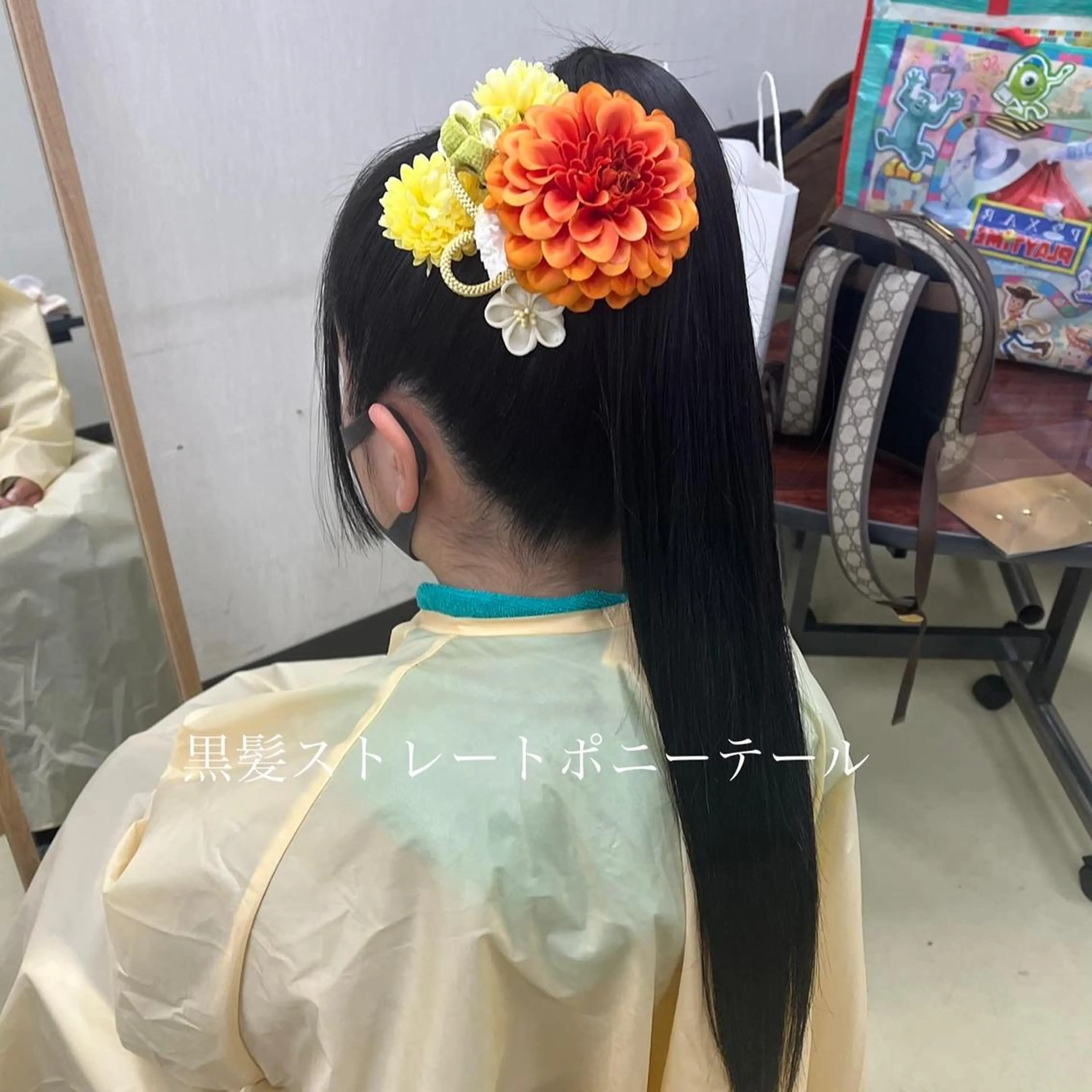 ロング ヘアアレンジ ポニーテール ロング 堀口 彩佳のヘアスタイル