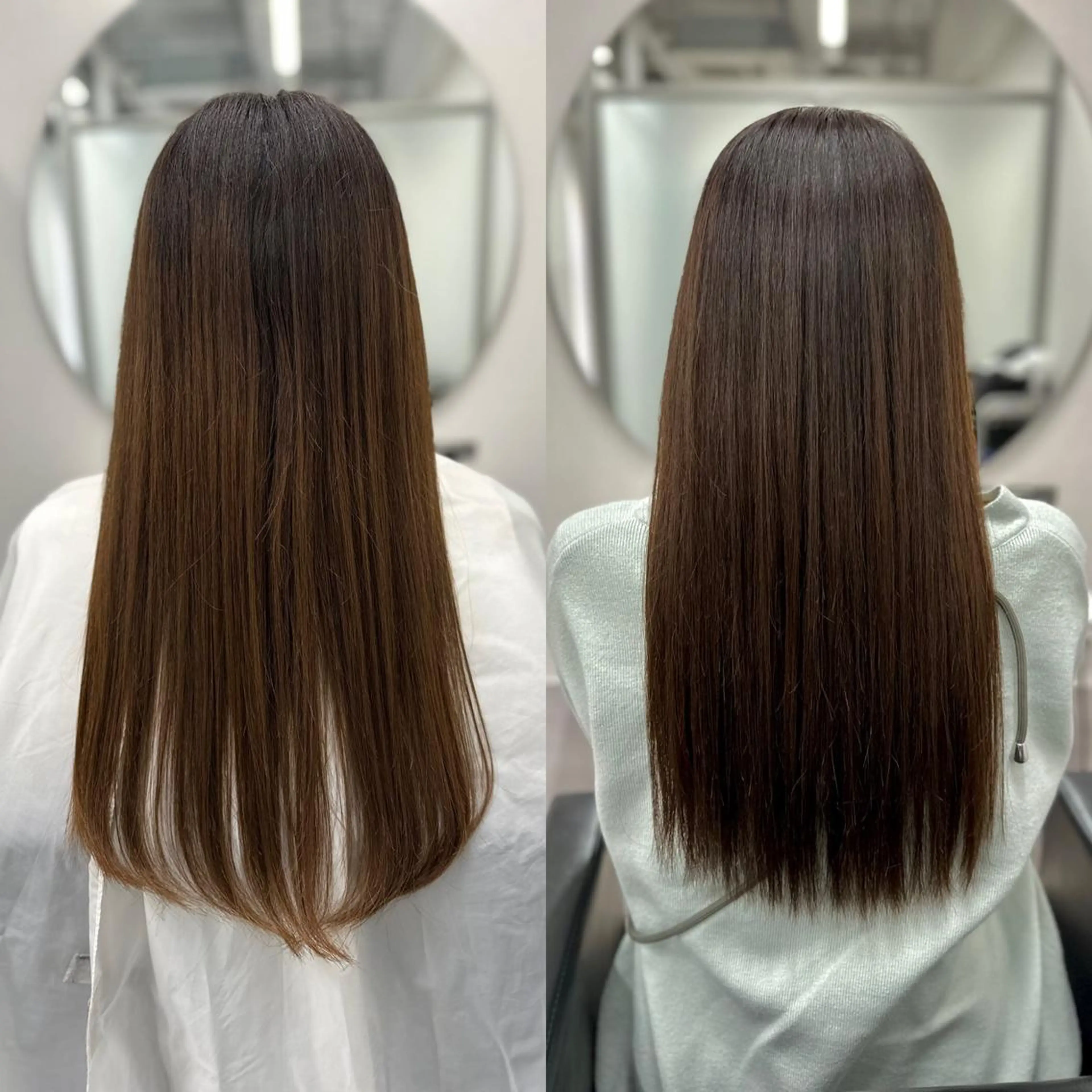 ロング カット ヘアカラー 縮毛矯正 トリートメント JYO 髪質改善専門家のヘアスタイル