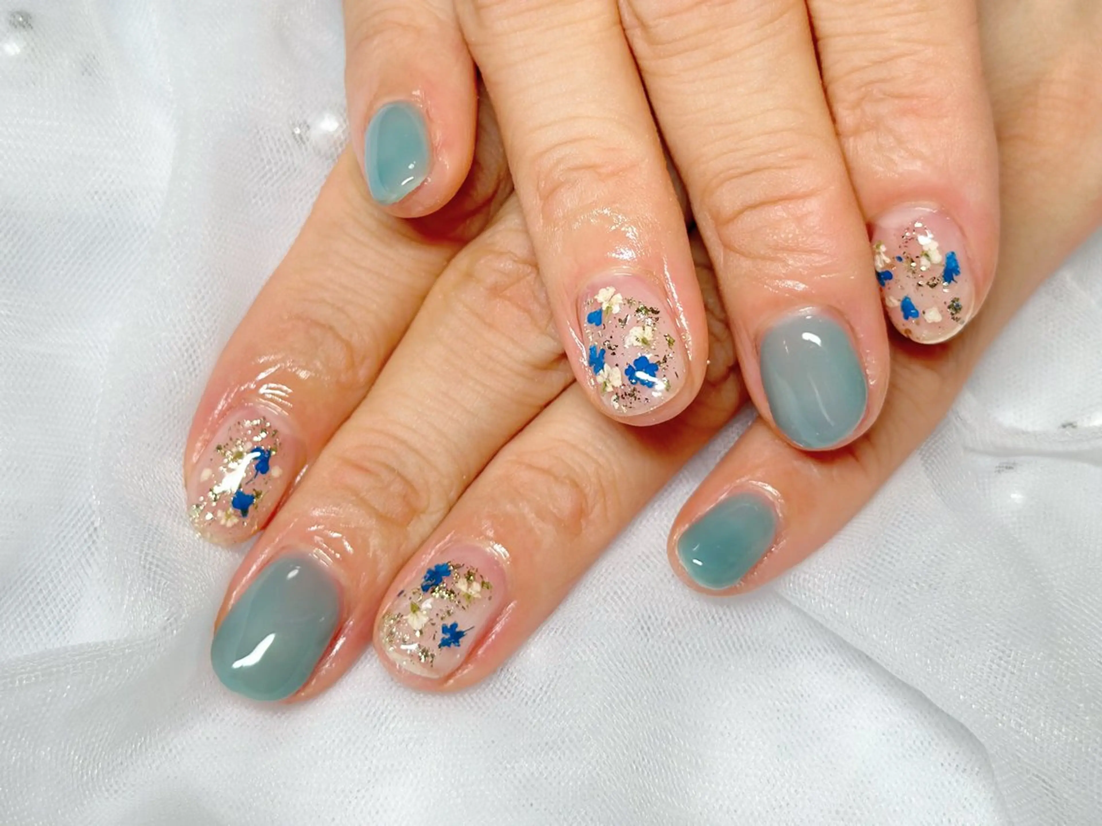 ネイル 【パラジェル・フィルイン】Nailsalon　Merci東中野所属・Merci shigaのネイルデザイン