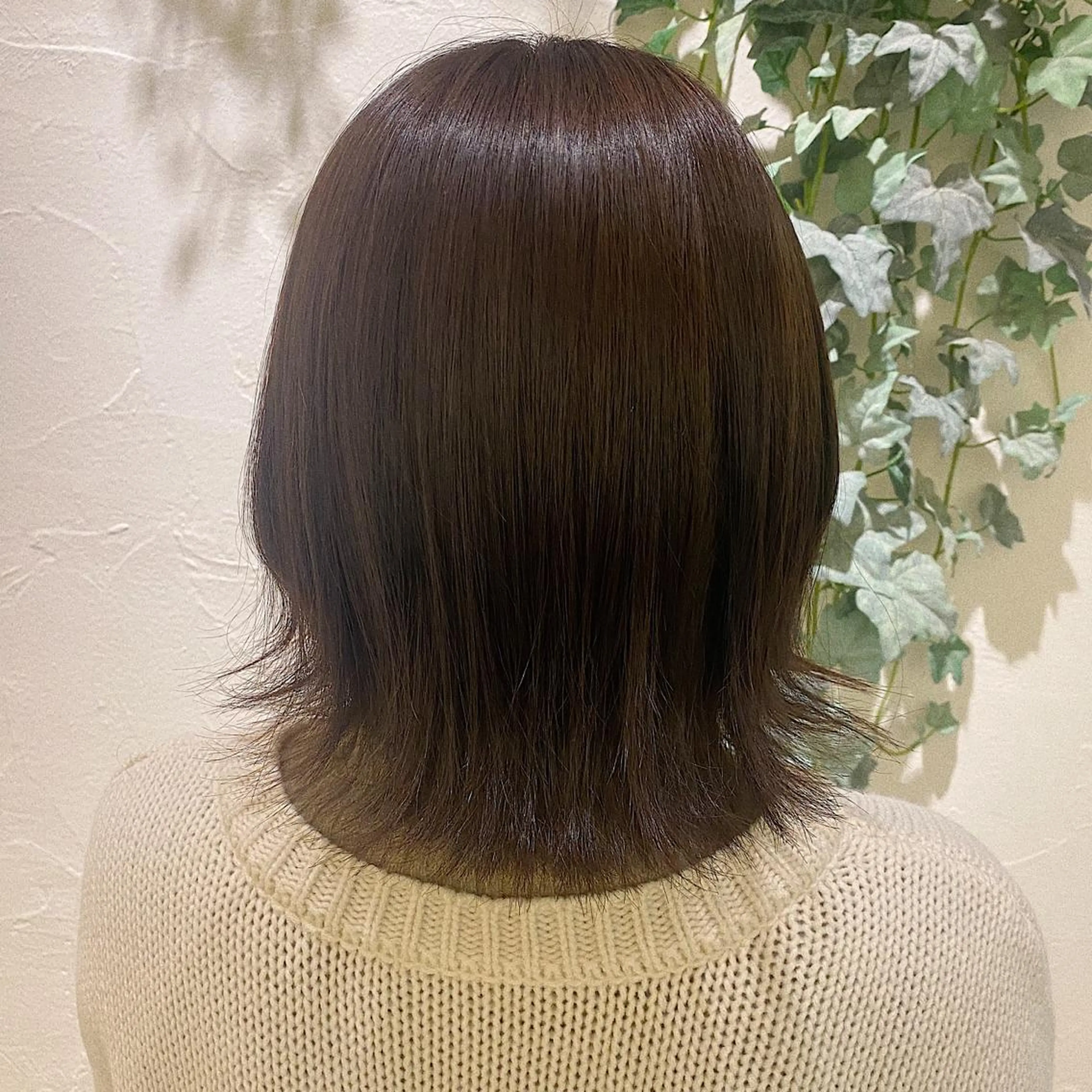 ミディアム 艶カラー/ 縮毛矯正 /   タキダのヘアスタイル