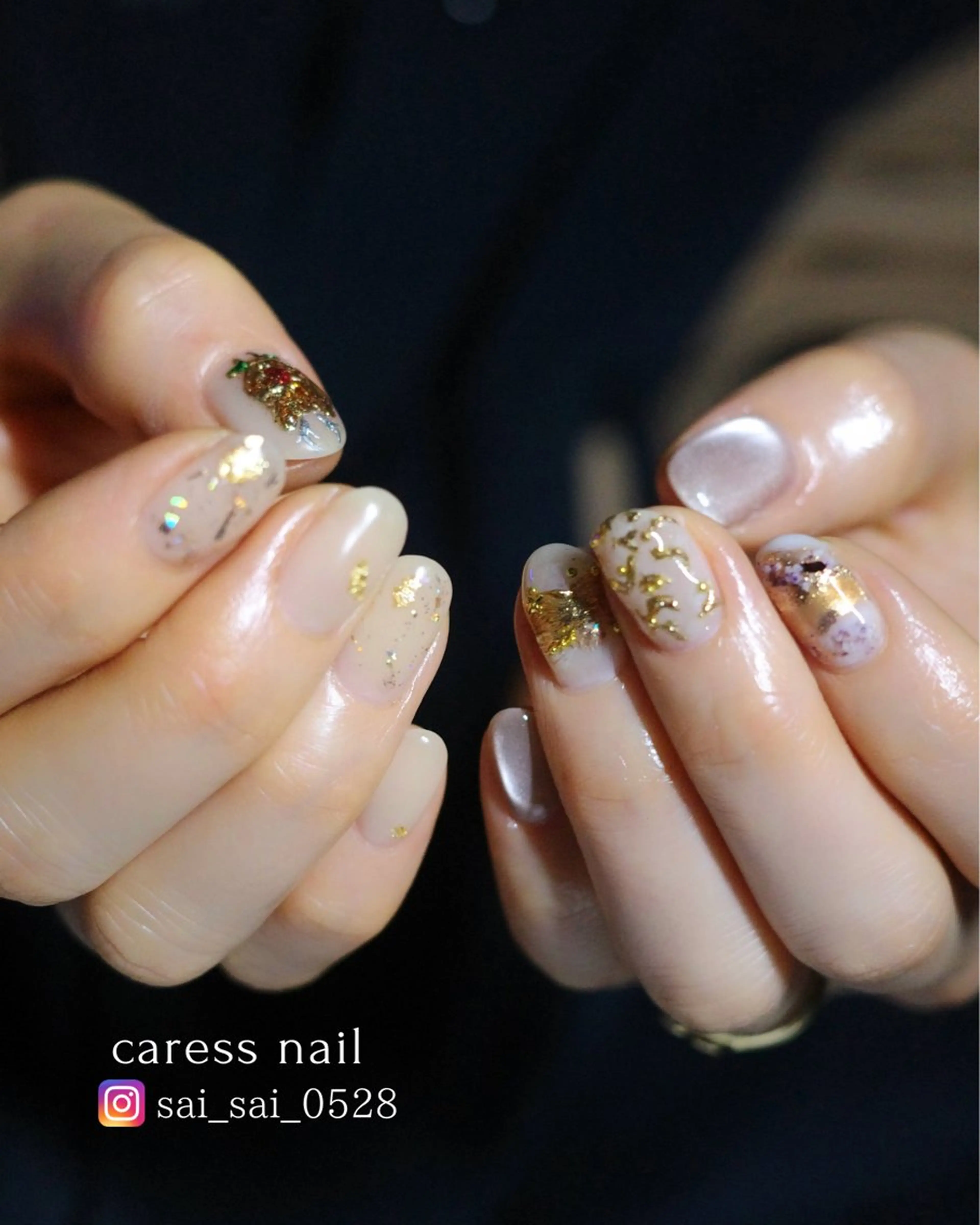 ネイル caress nail カレスネイル 代々木上原所属・カレスネイル さいのネイルデザイン