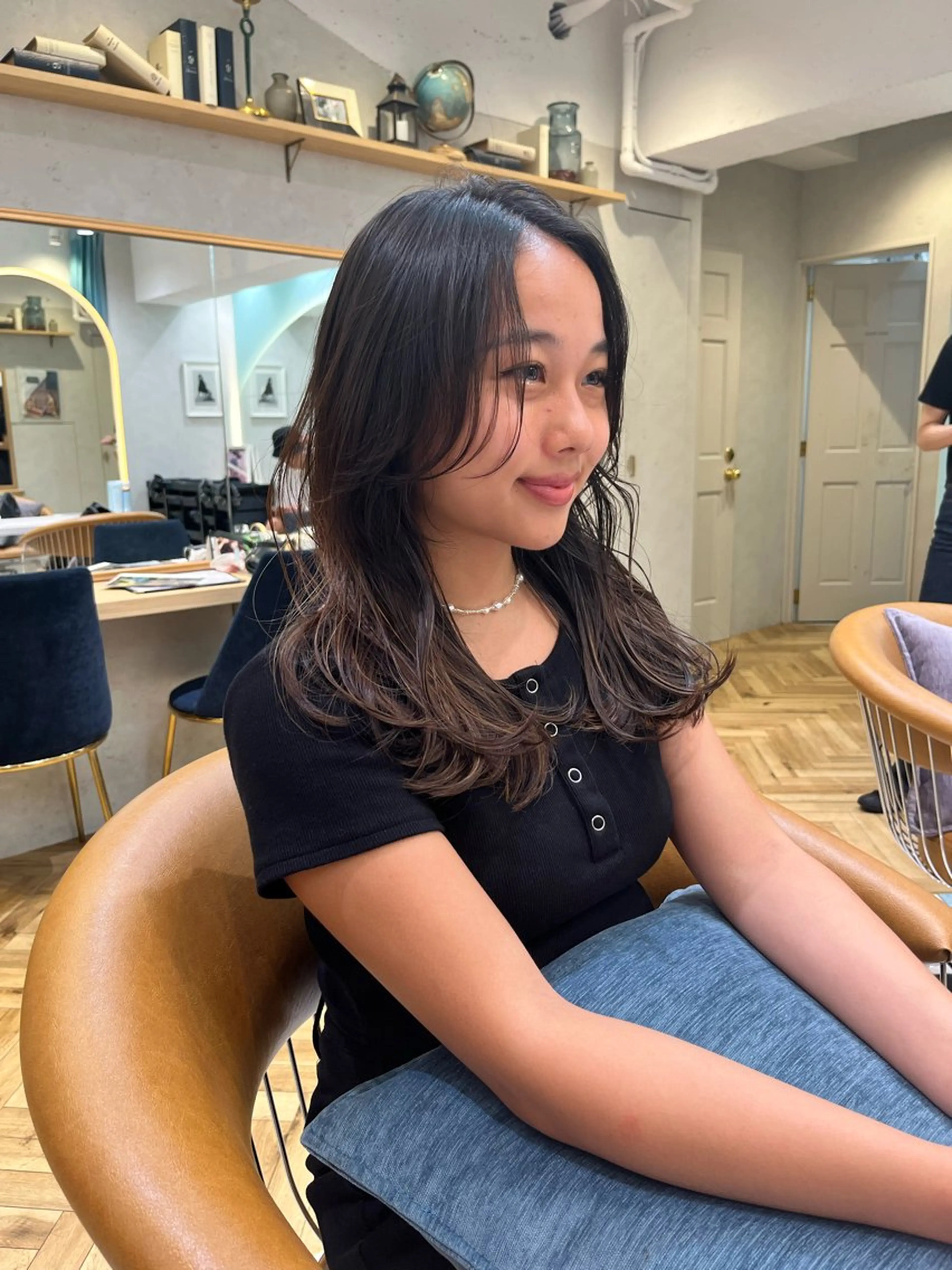 ロング カラー 池袋/似合わせ/縮毛 髪質改善【ugen】のヘアスタイル