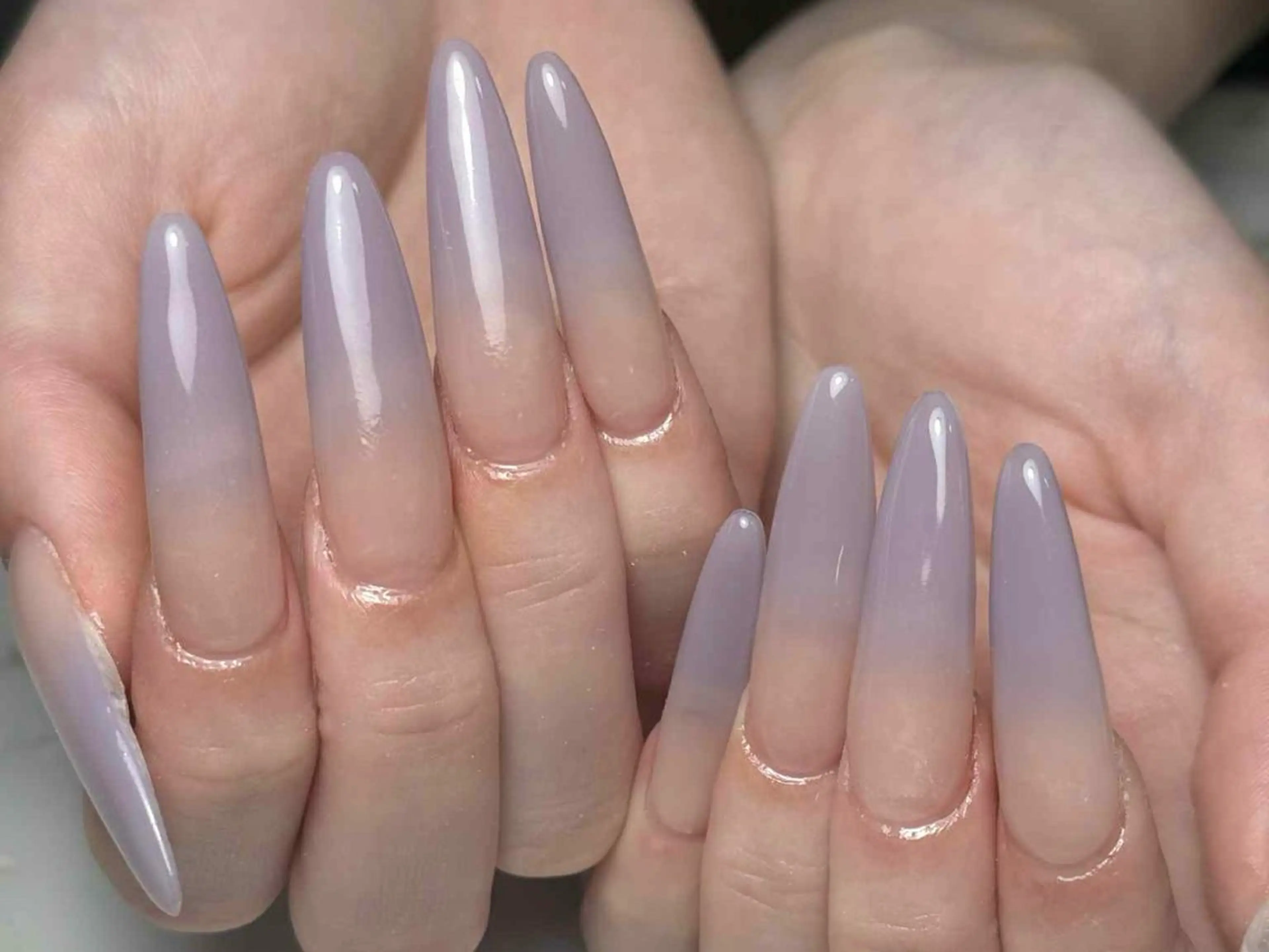 ネイル アートネイル フレンチネイル ジェルネイル グラデーション 韓国ネイル ハンドネイル Nail Salon Kihi さくらのネイルデザイン