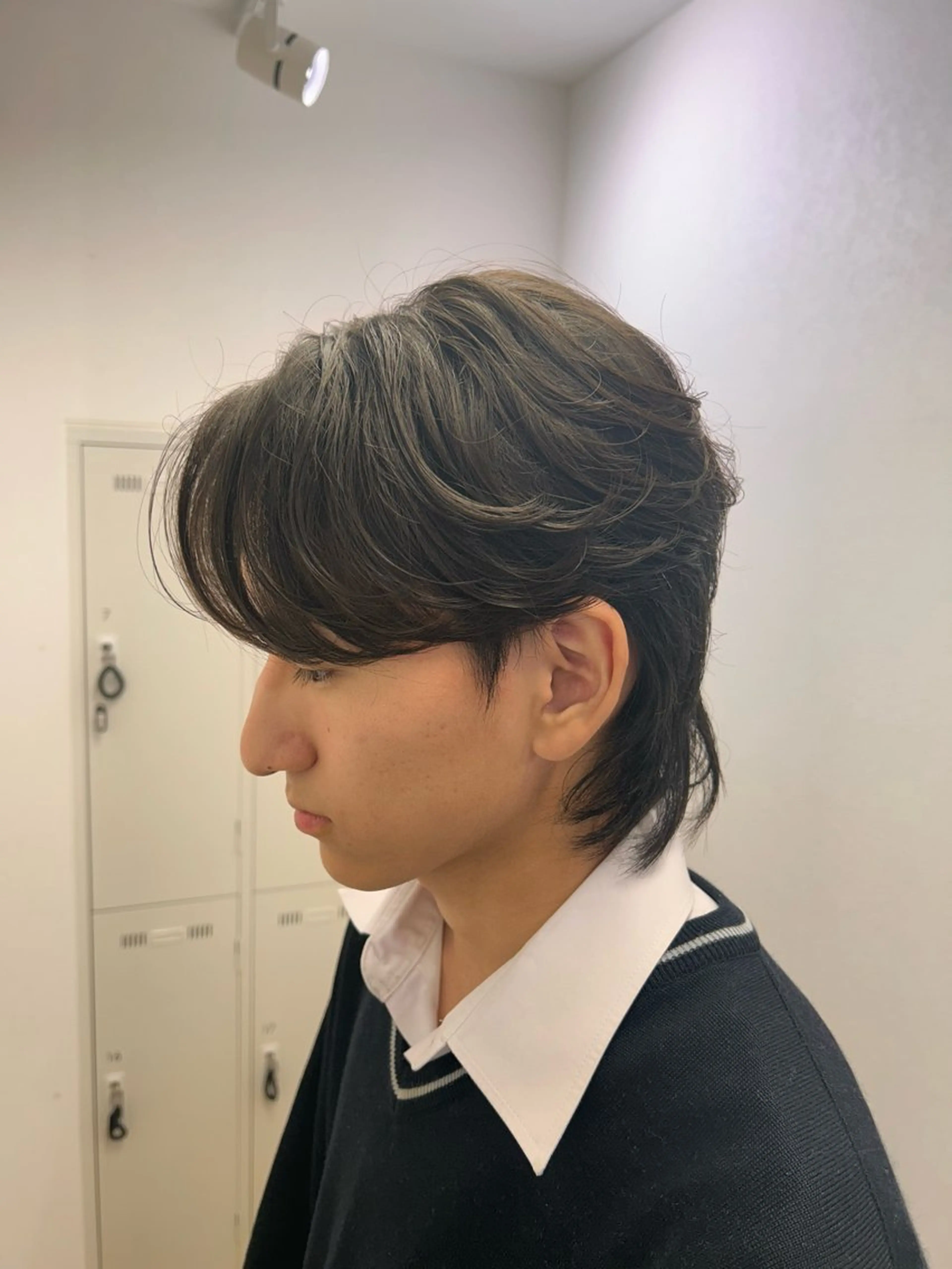 ミディアム パーマ メンズ カット パーマ ♠️メンズ特化／ 社 由樹♠️のヘアスタイル