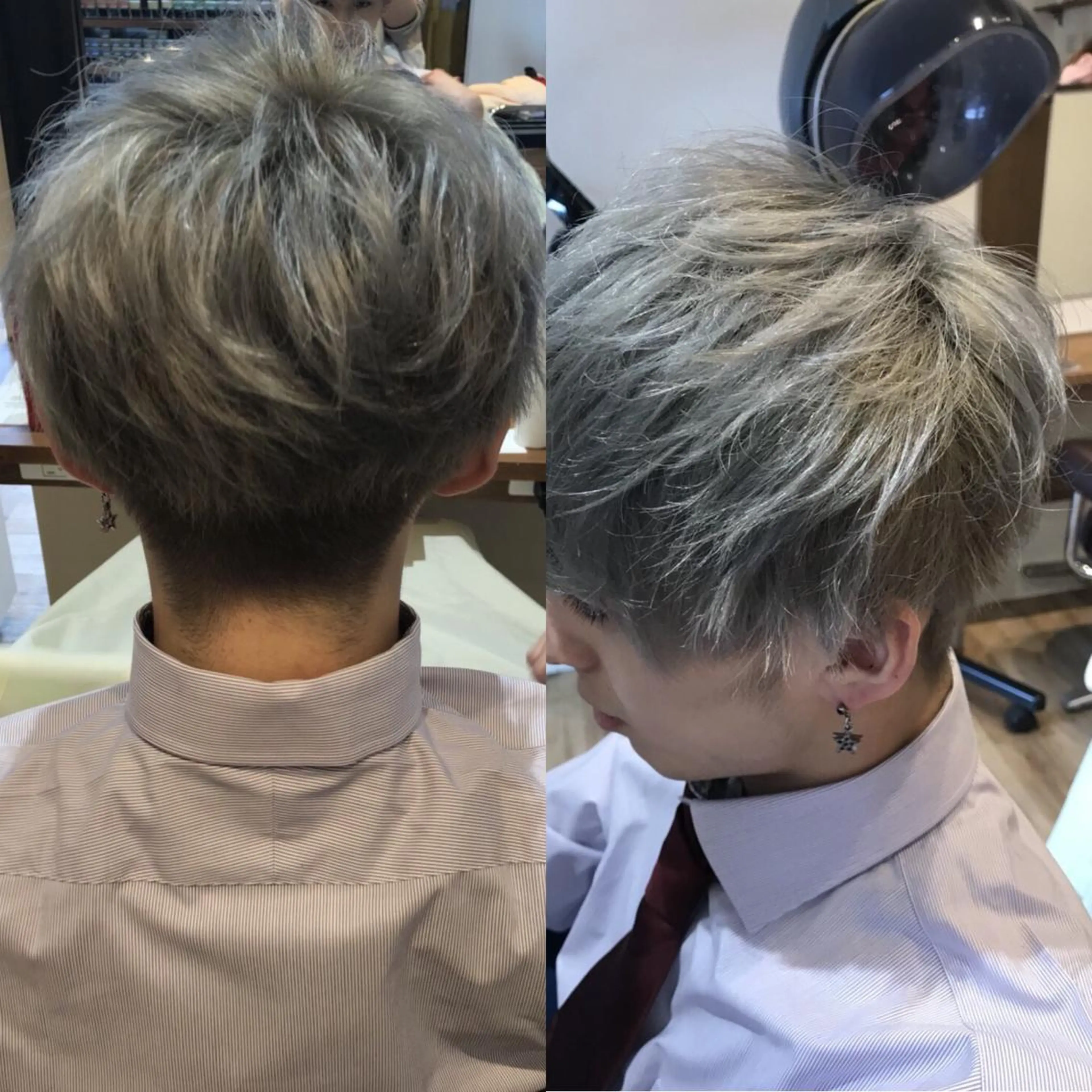 カラー メンズ 安田 菜摘のヘアスタイル