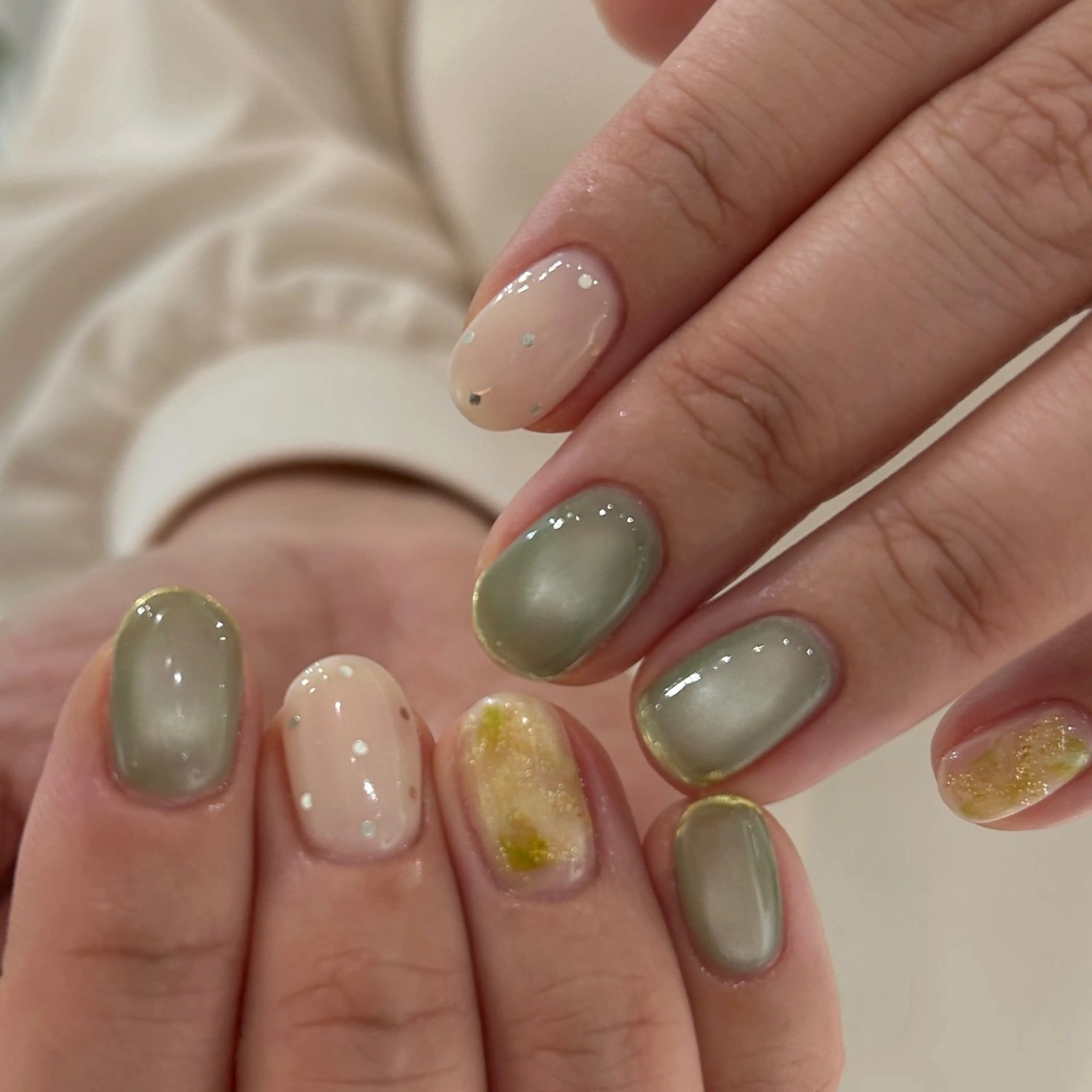 ネイル ドット マグネットネイル 持ち込み eel 【イール】nail&eyelash所属・asuka ネイル / 青山のネイルデザイン