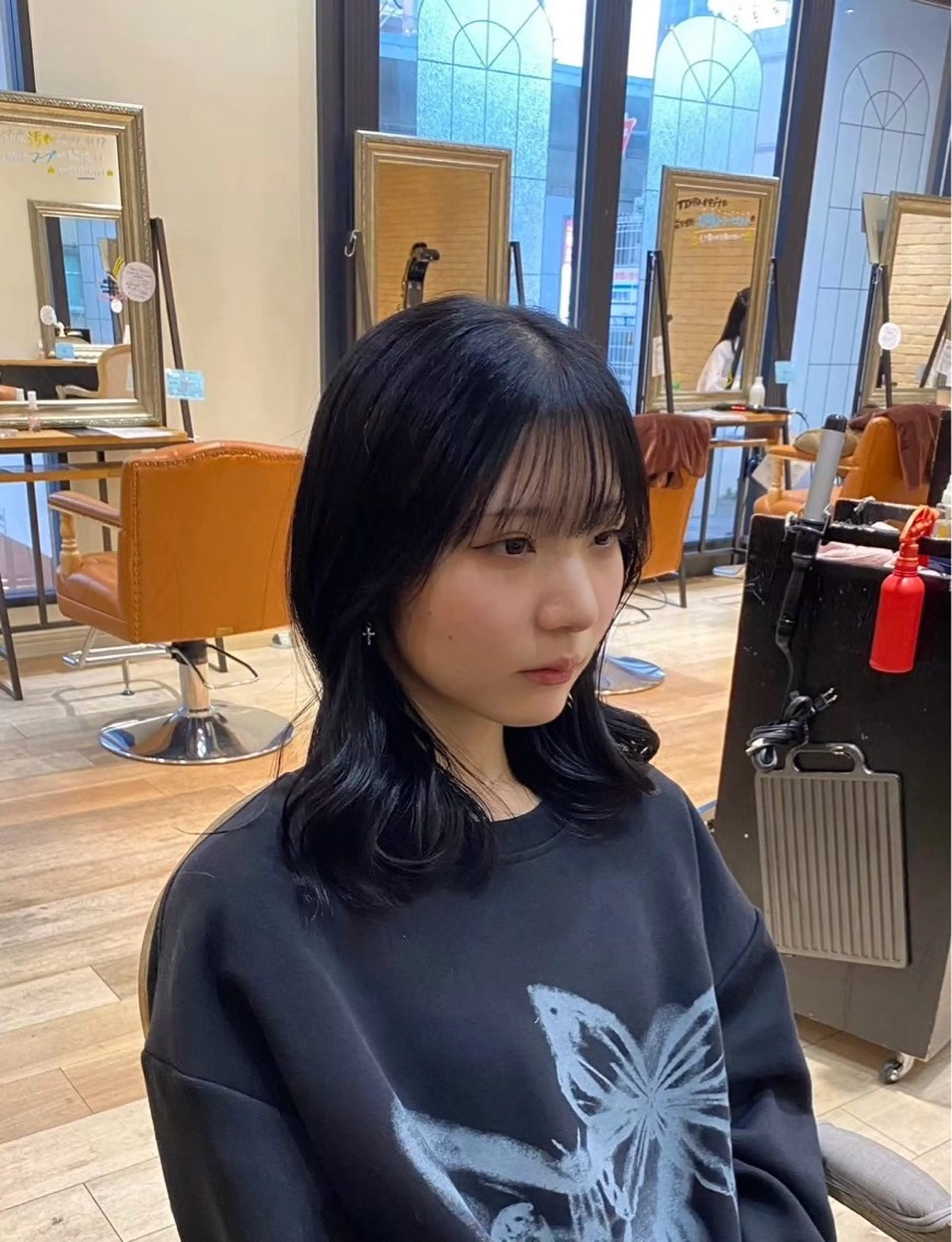 ミディアム ヘアカラー みゆ/カラー モデル募集中🎀🤍のヘアスタイル