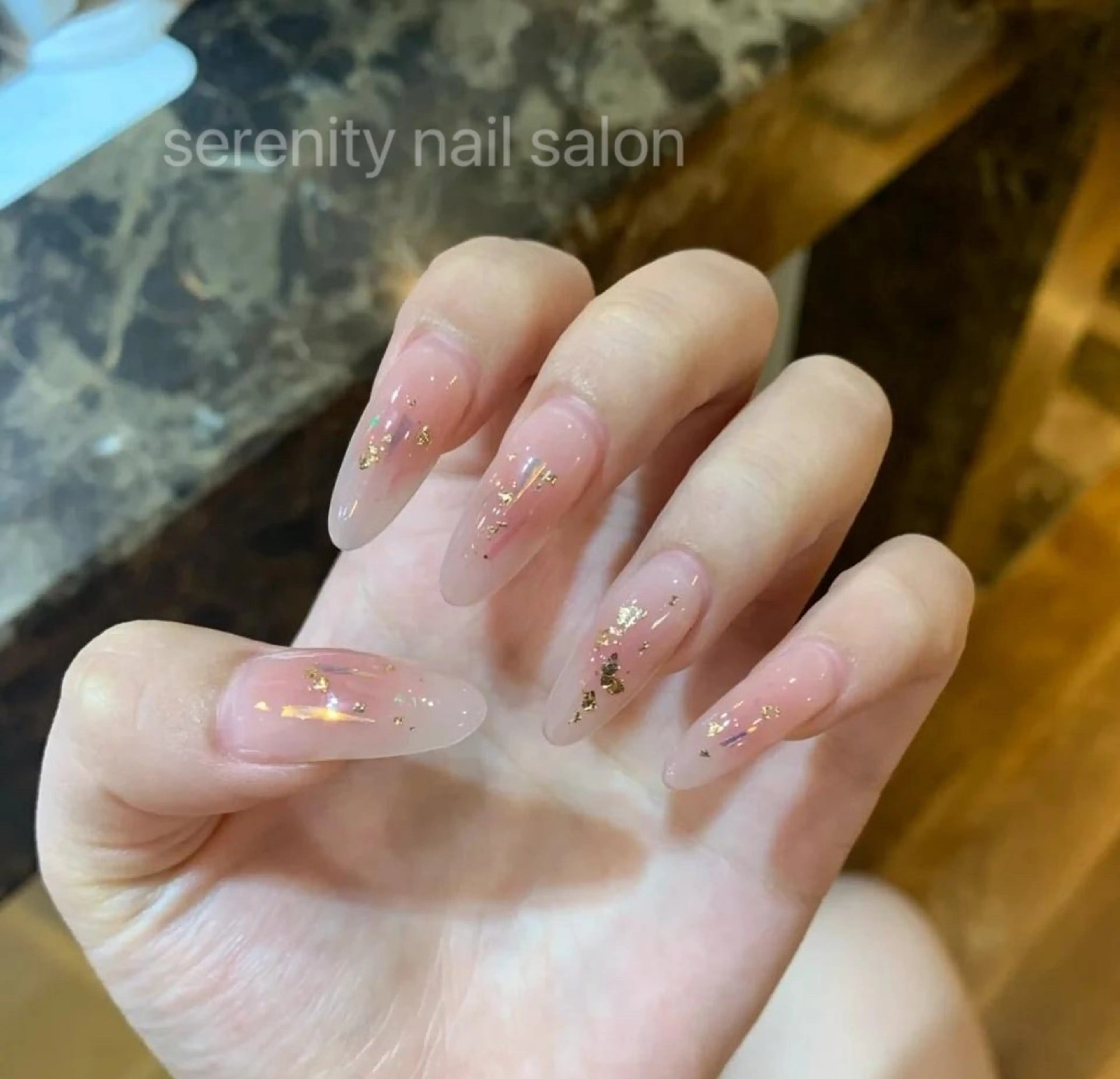 ネイル ハンドネイル ハンドケア ✨Serenity ワンホンネイルのネイルデザイン