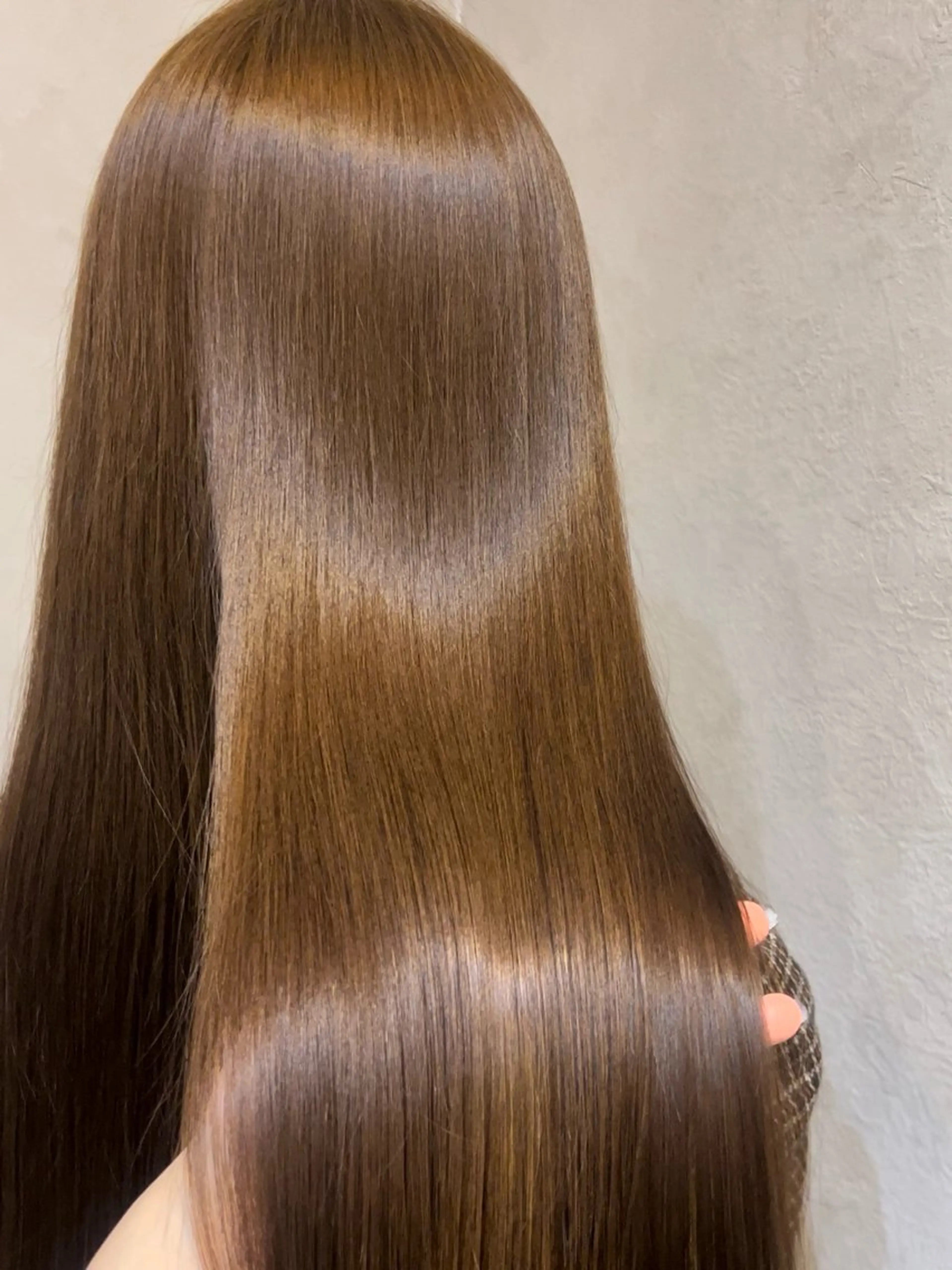 セミロング トリートメント 濱野 梨奈のヘアスタイル