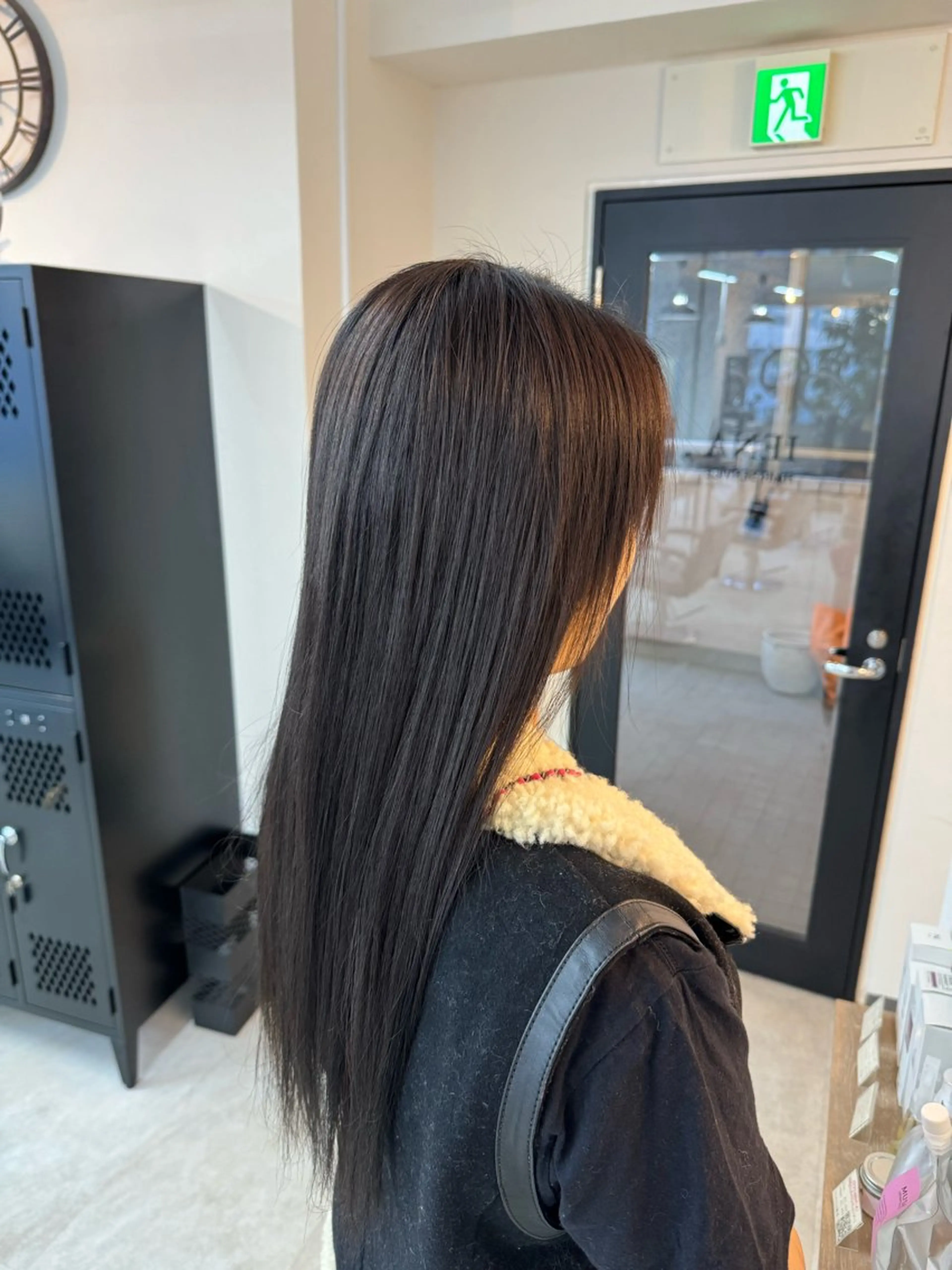 ロング カラー 沖見 颯斗のヘアスタイル