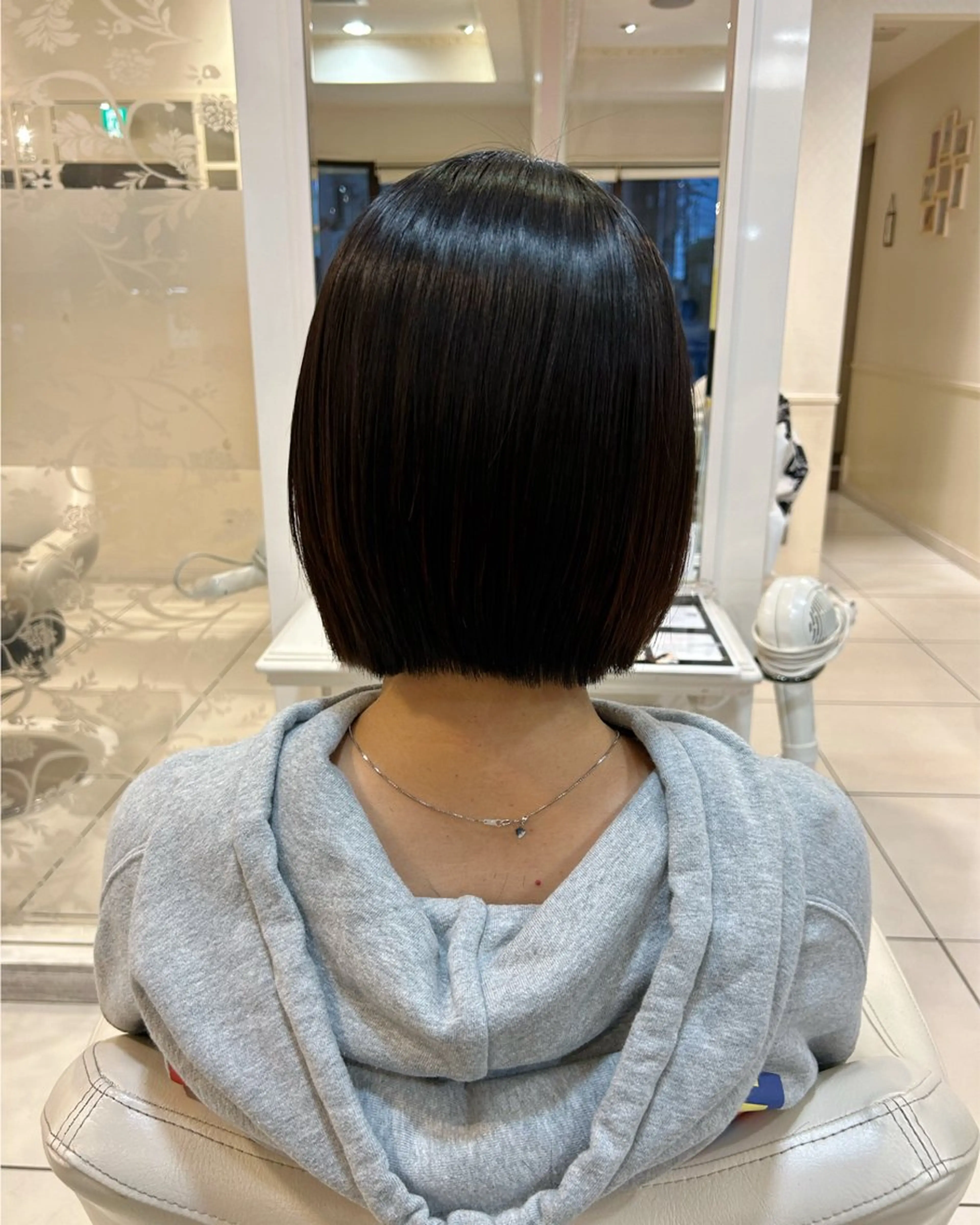 ショート ボブ 縮毛矯正 カット 縮毛矯正 トリートメント 高橋 佑のヘアスタイル