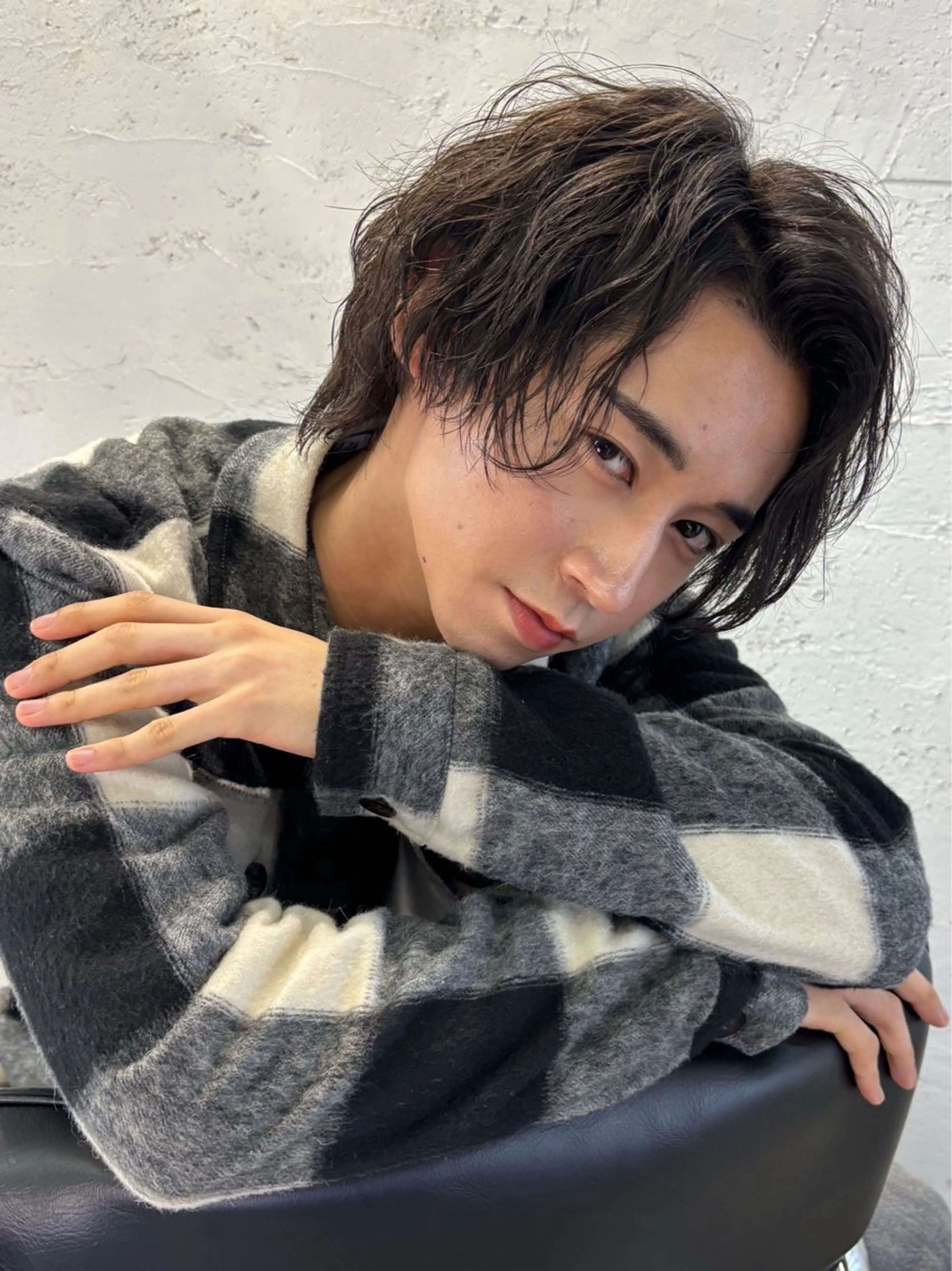 ショート パーマ メンズ カット パーマ トリートメント ヘアセット 美容師歴6年 fifth前比嘉💥のヘアスタイル
