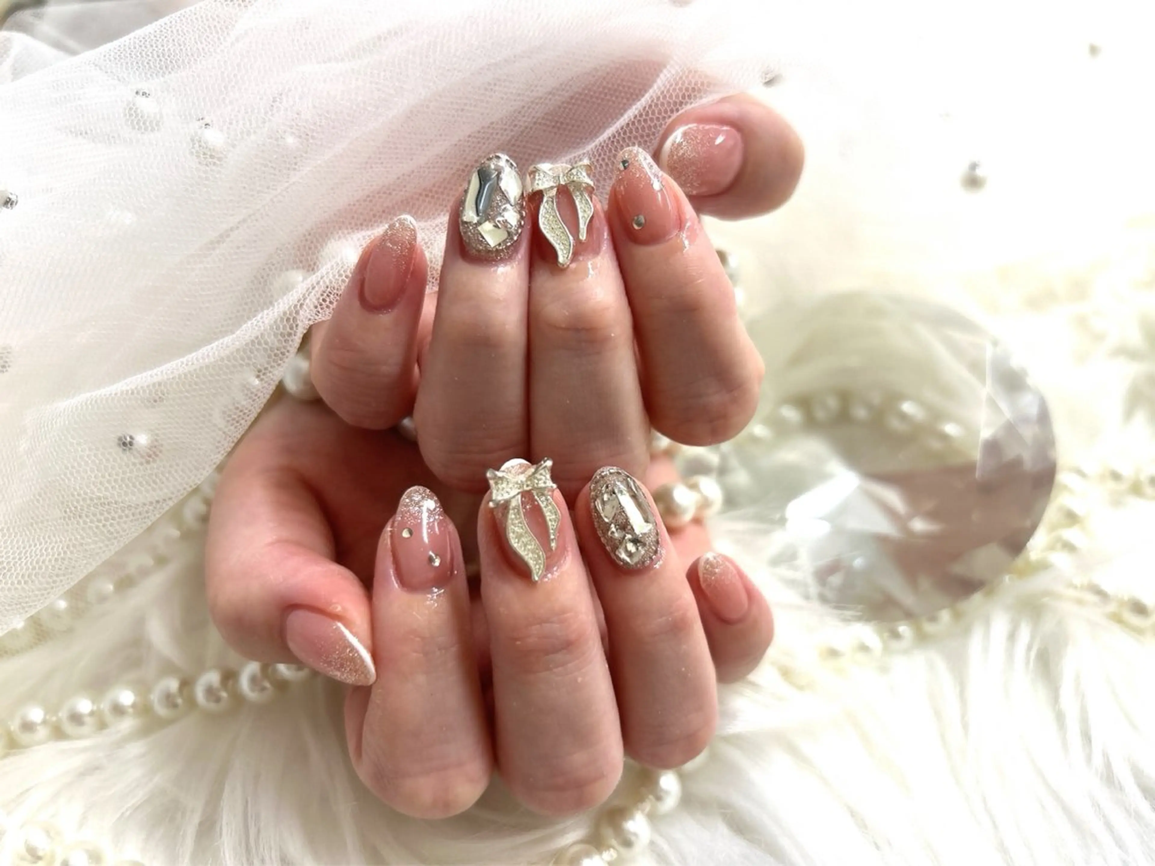ショート ハンドネイル Nailsalon Angeのネイルデザイン