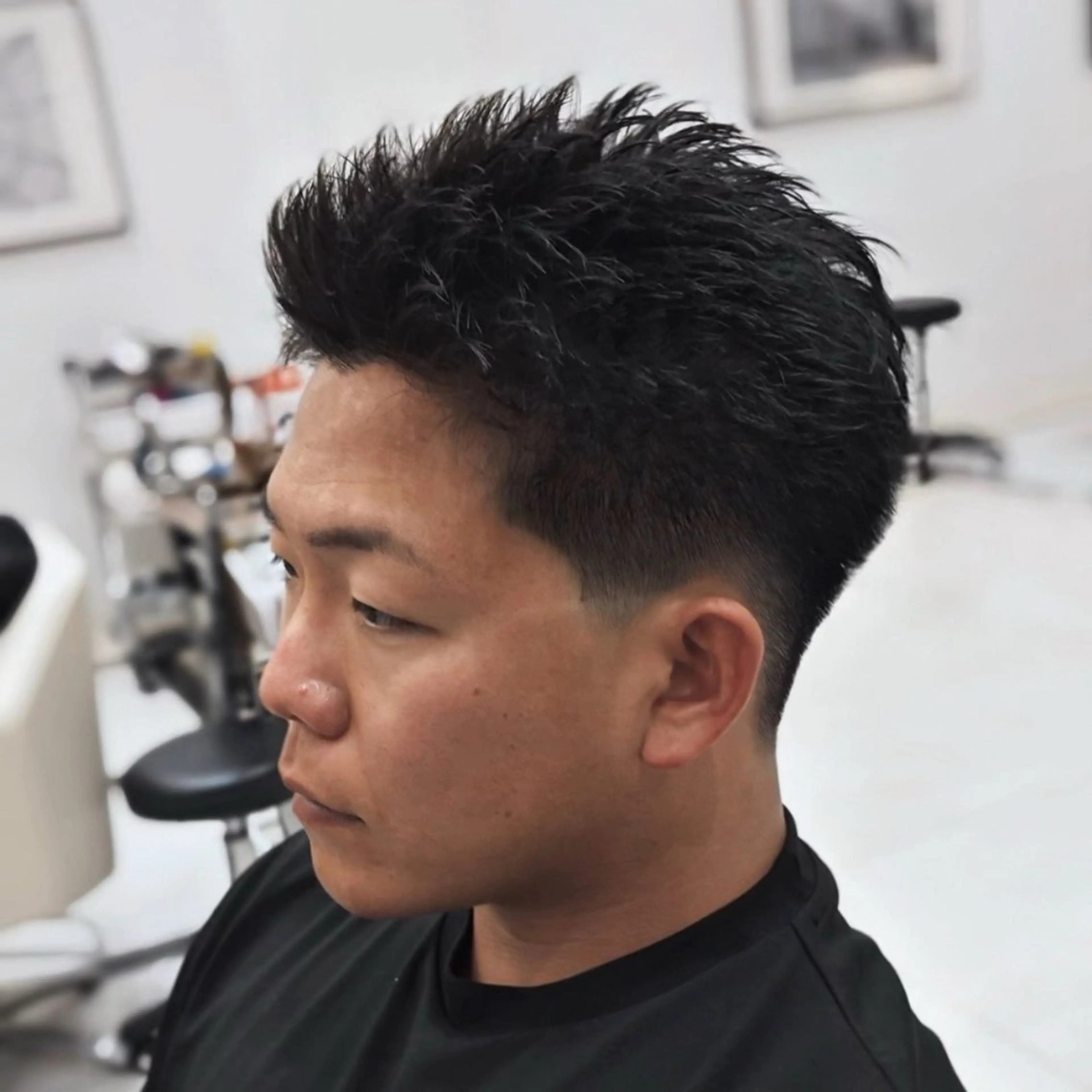 ショート パーマ メンズ カット SALOWIN名古屋Suite店所属・名古屋のメンズ特化 美容師/わたるのヘアスタイル