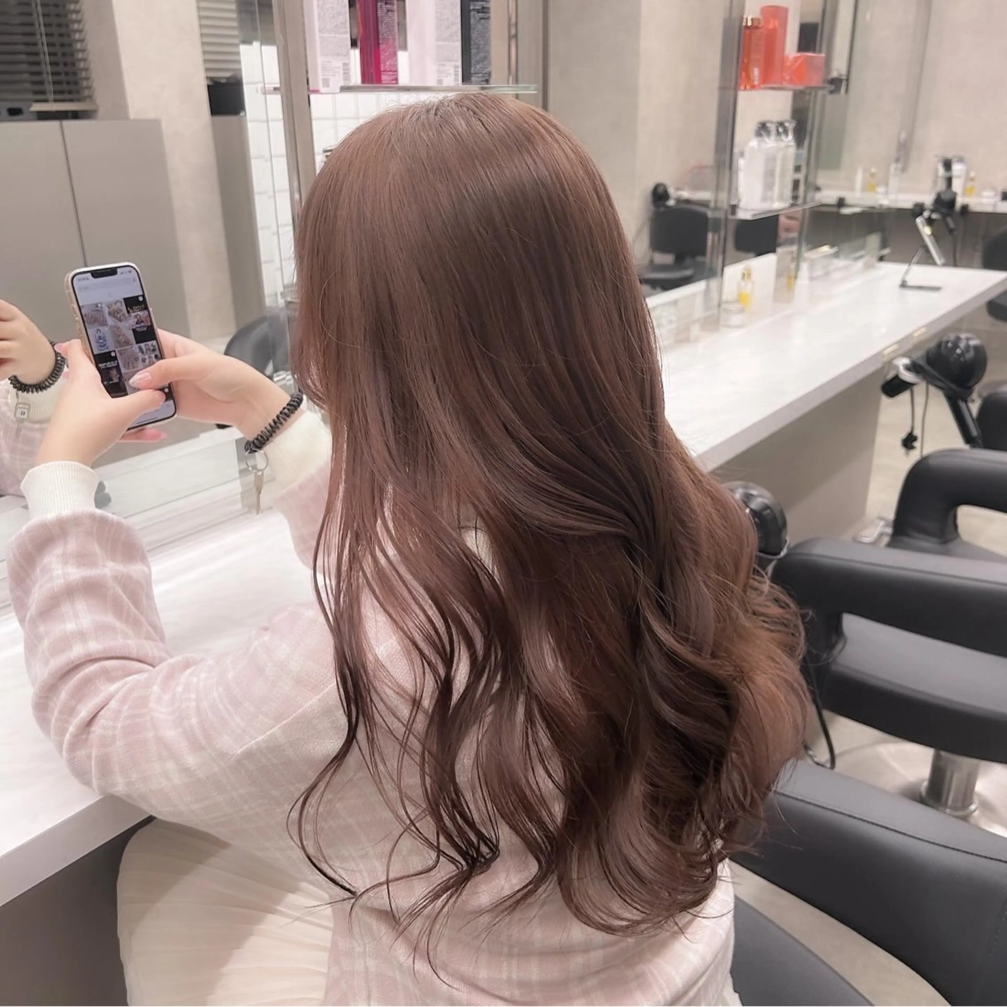 ロング カラー パーマ ヘアアレンジ メンズ キッズ 横浜美容室 RIKAのヘアスタイル