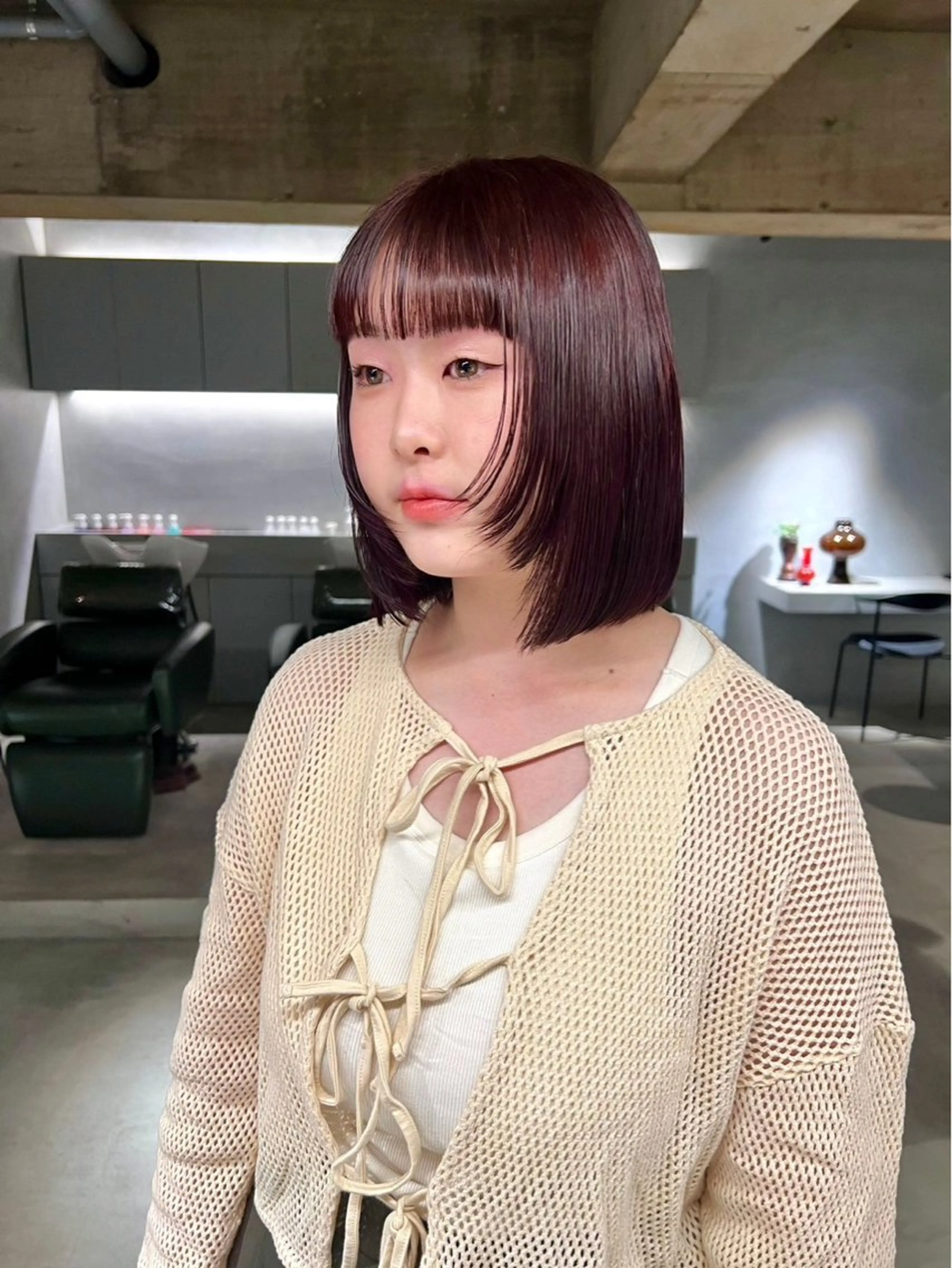 カラー 中村 衣里のヘアスタイル